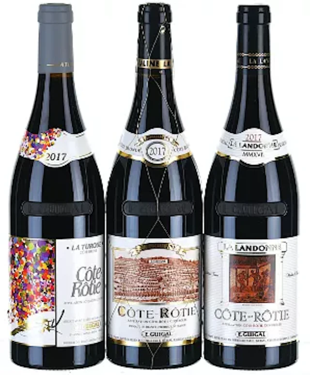 2017 Guigal Assortment, Cote Rotie Landonne, Turque and Mouline
