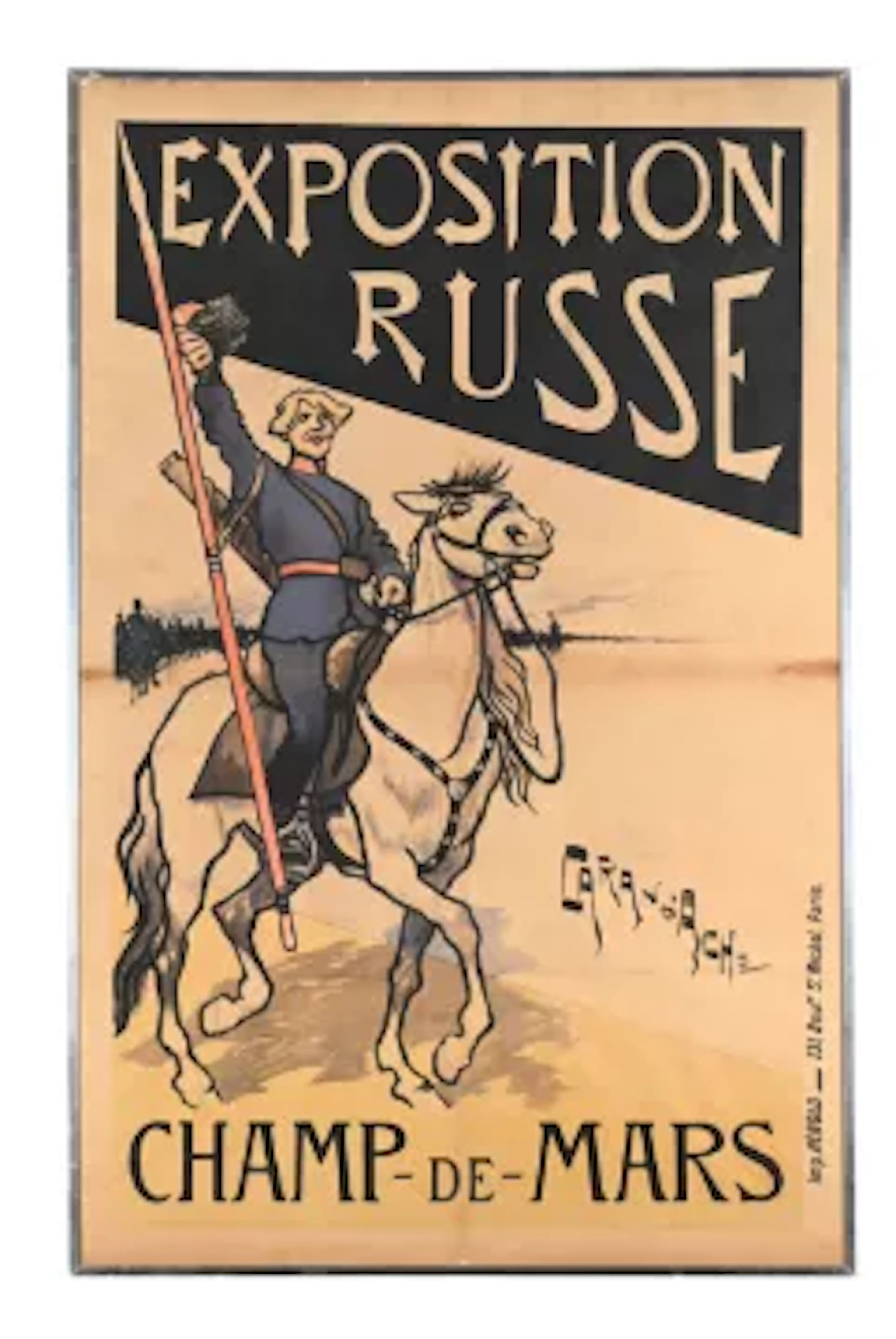 CARAN D'ACHE (EMMANUAL POIRÉ, 1858-1909), EXPOSITION RUSSE, 1895