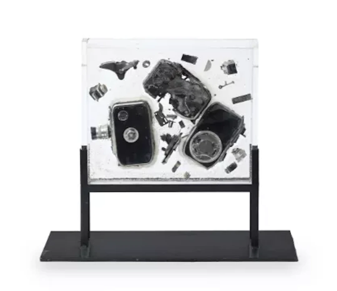 λ ARMAN (FRENCH/AMERICAN 1928-2005), VA DONC EH PAILLARD