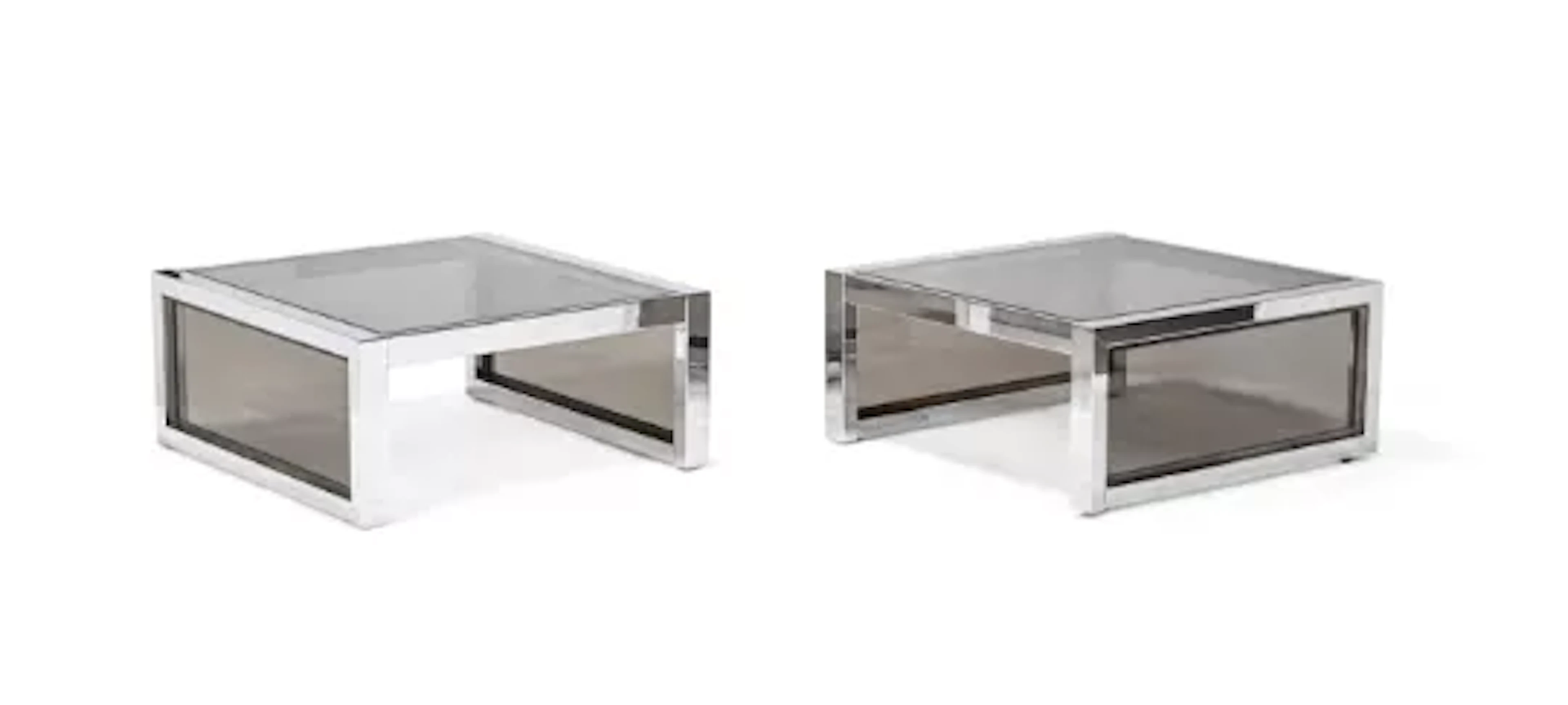 A PAIR OF MODERN LOW OCCASIONAL TABLES, SECOND HALF 20TH CENTURY