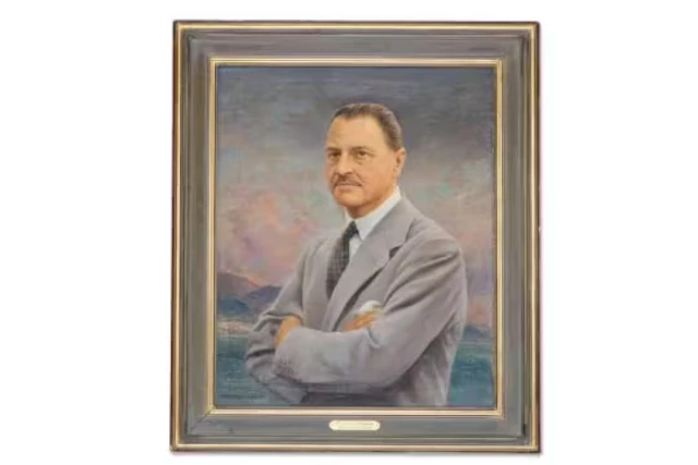 ARTHUR TREVOR HADDON (BRITISH 1864-1941), PORTRAIT OF WILLIAM SOMERSET MAUGHAM