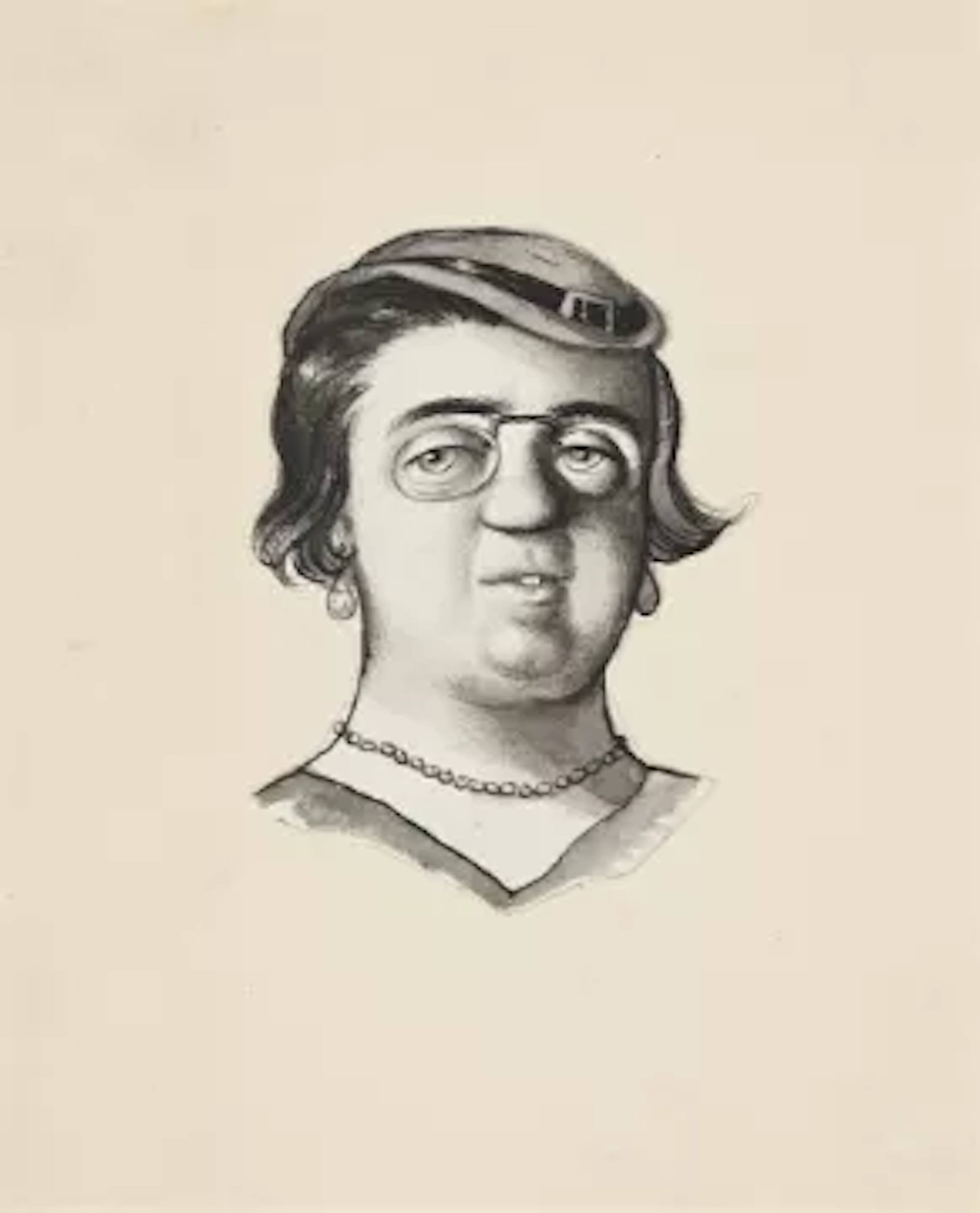 REX WHISTLER (BRITISH 1905-1944)'I AM A PLAIN WIFE'Pen and ink and