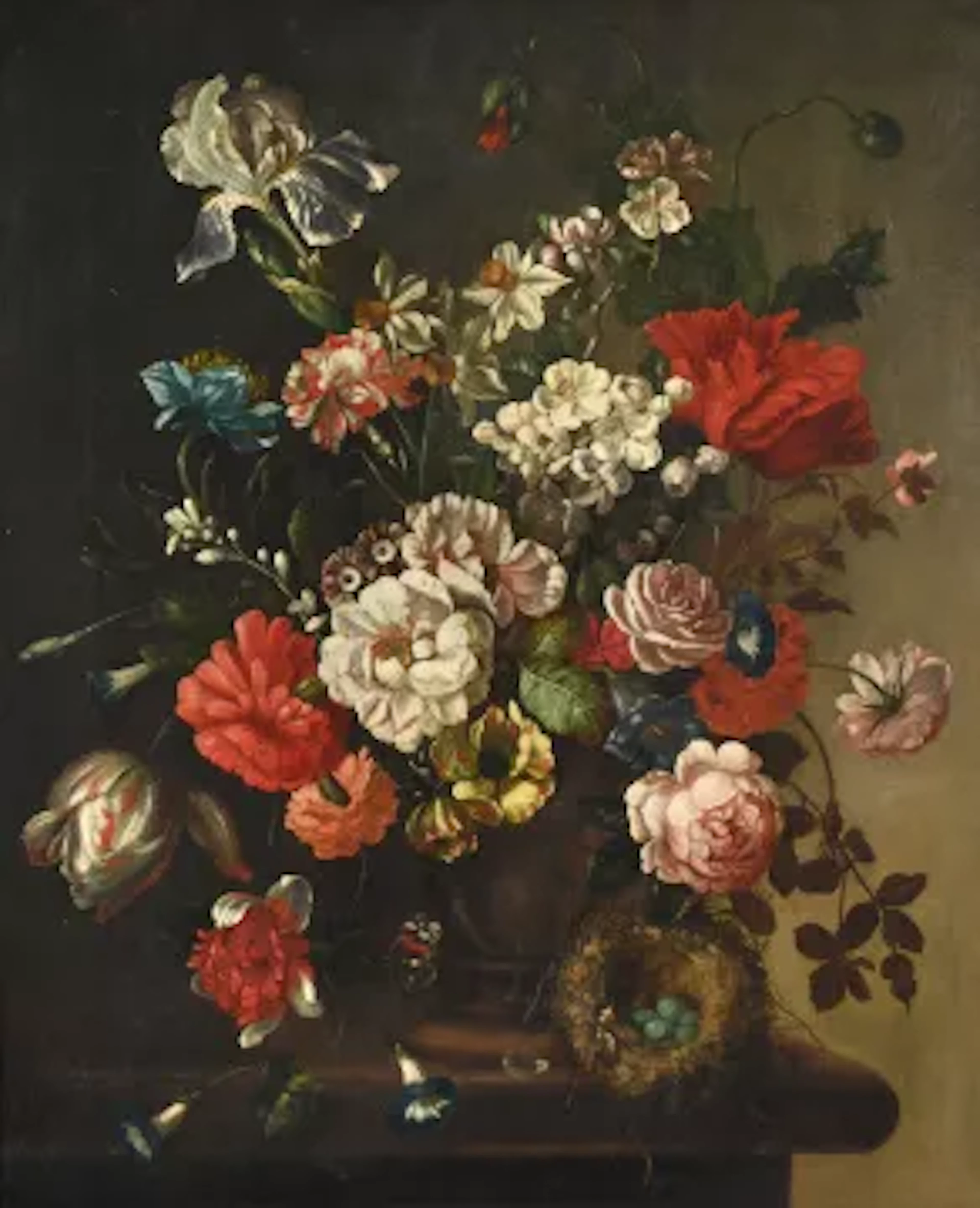MANNER OF MARIA VAN OOSTERWYCK, STILL LIFE OF FLOWERS