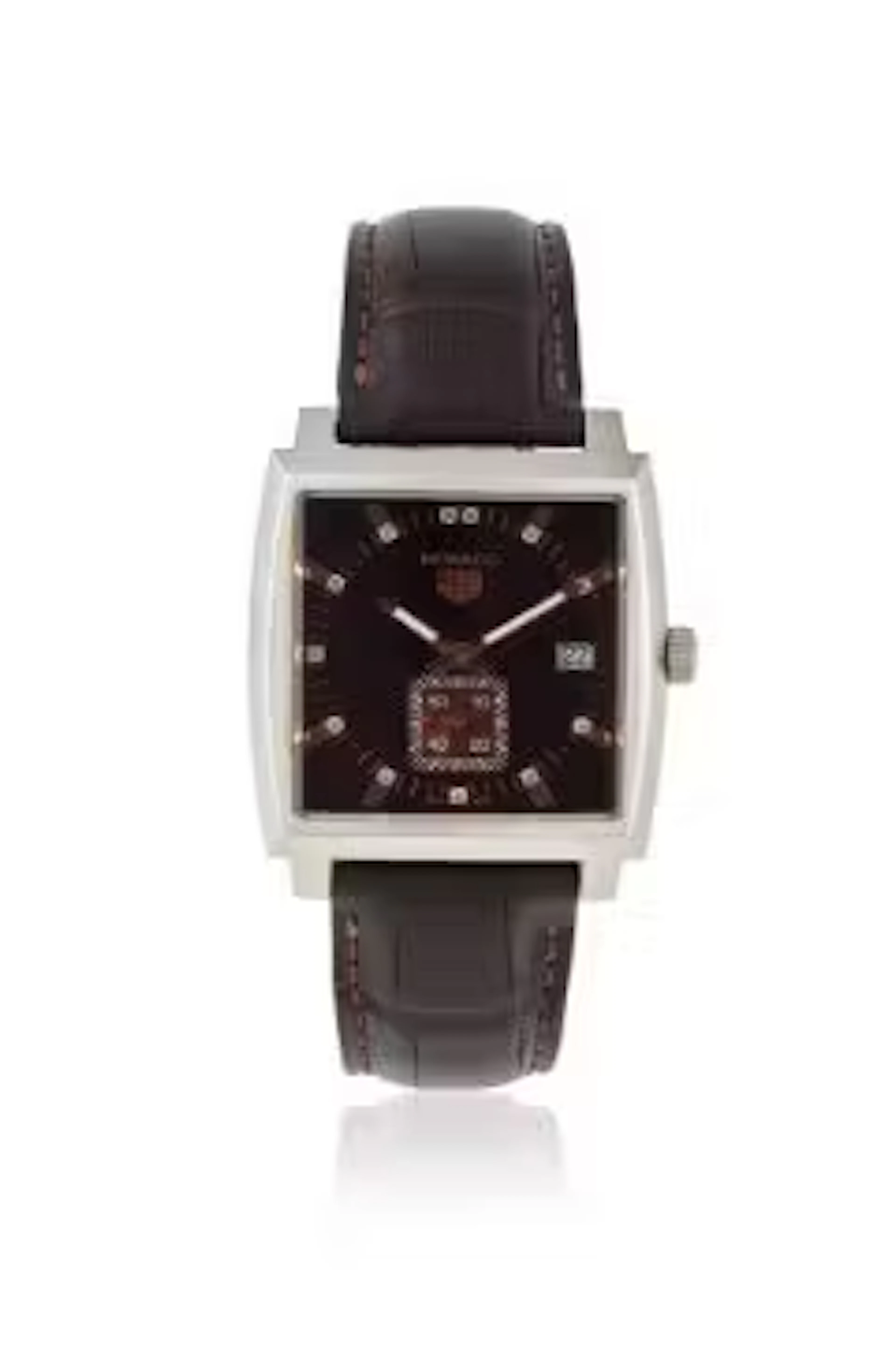 Y TAG HEUER, MONACO, REF. WAW131E, A LADY'S STAINLESS STEEL WRISTWATCH
