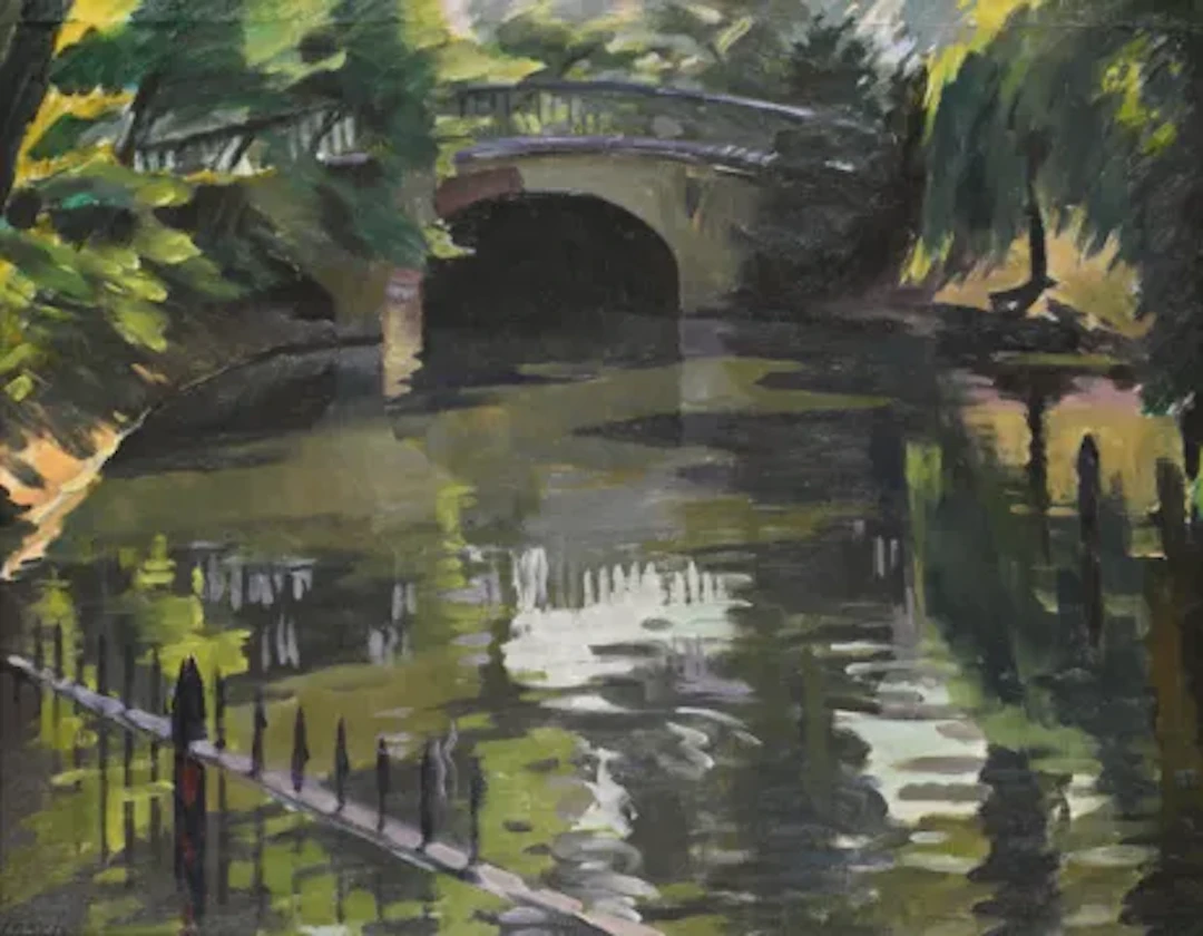 λ WILLIAM JOHN LEECH (IRISH 1881-1968), THE BRIDGE, REGENT'S PARK