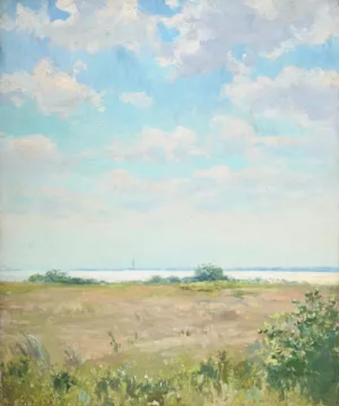 CIRCLE OF WILLIAM MERRIT CHASE (AMERICAN 1849-1916), ESTUARY LANDSCAPE