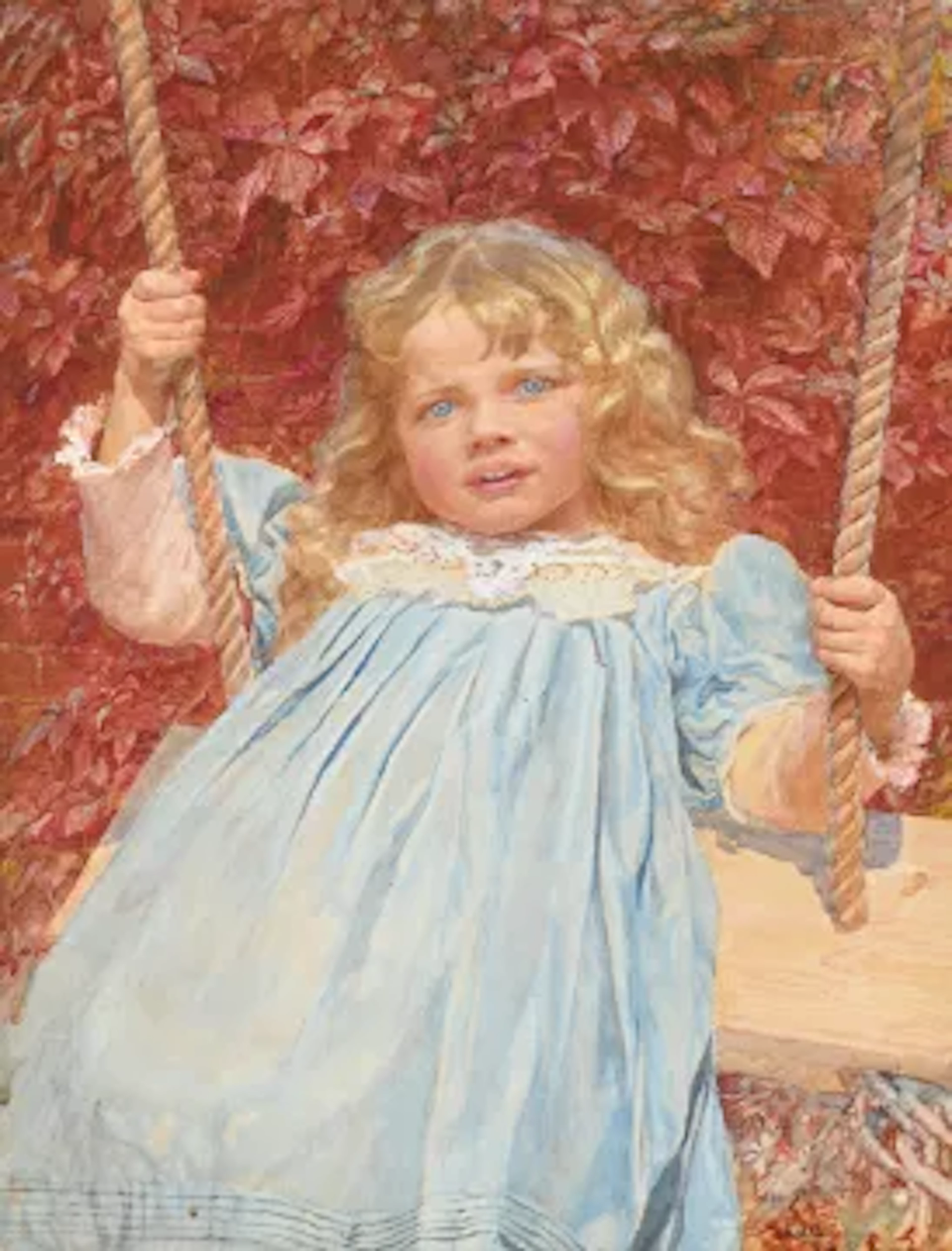 EDWARD JOHN GREGORY (BRITISH 1850-1909), PORTRAIT OF ALAINE HENDERSON