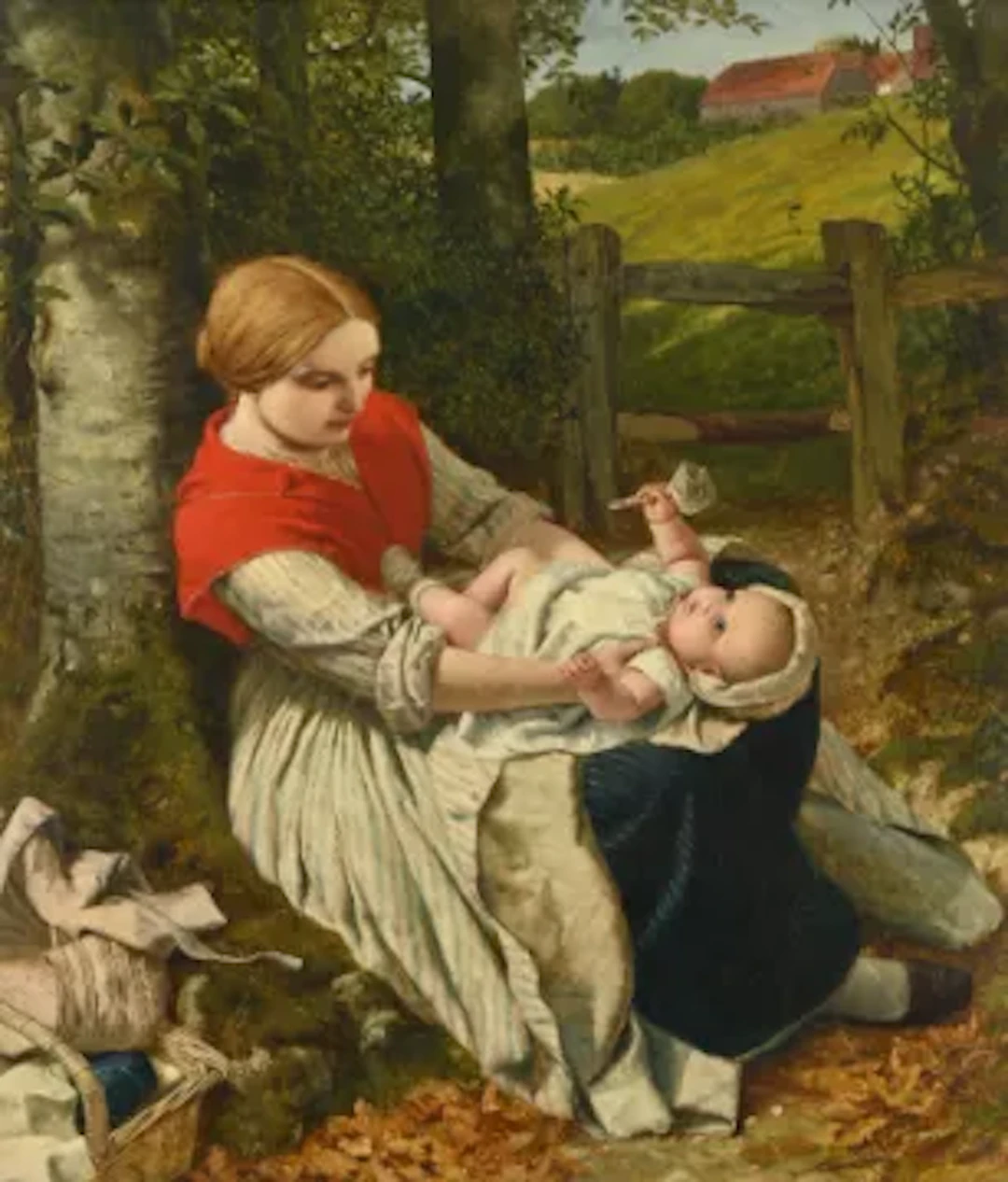 FREDERICK RICHARD PICKERSGILL (BRITISH 1820-1900), A REST ON THE HILL