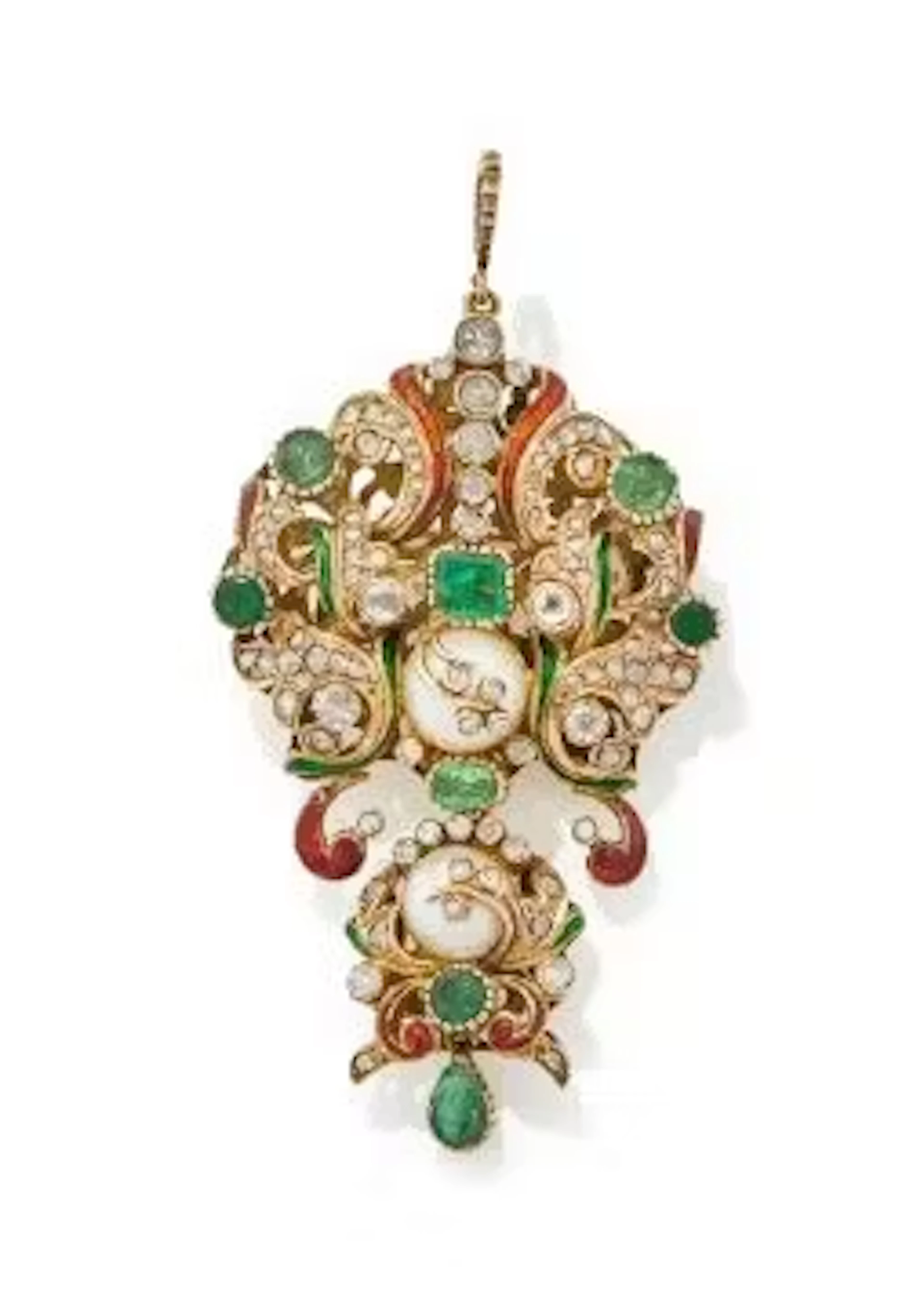 A LATE 19TH CENTURY ITALIAN EMERALD