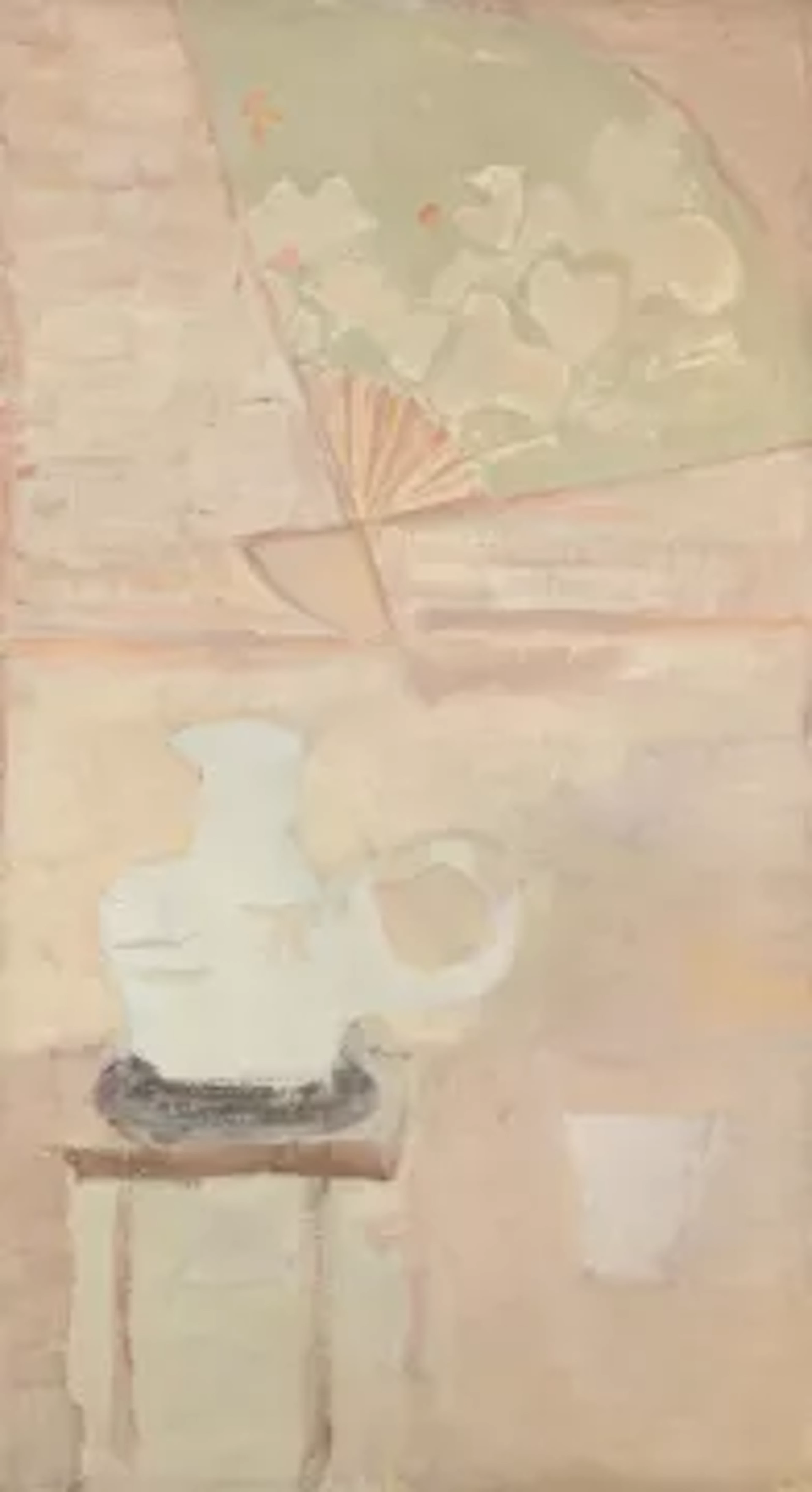 λ MARY POTTER (BRITISH 1900-1981), STILL LIFE WITH A FAN