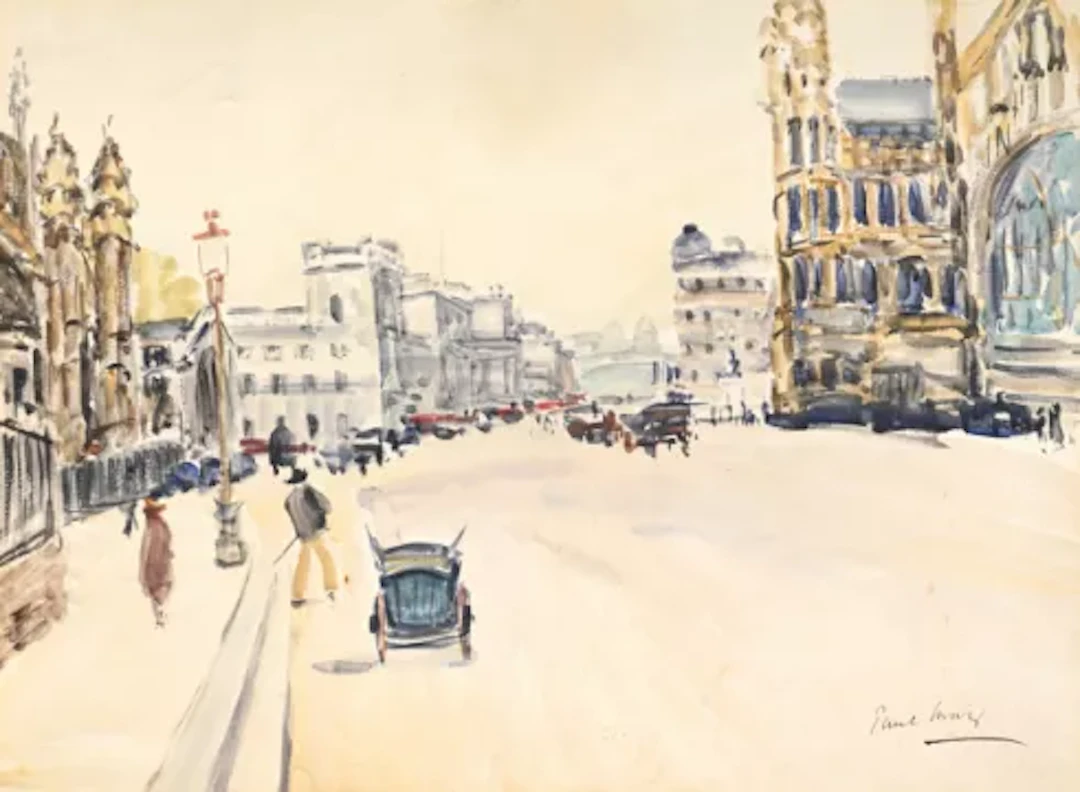 λ PAUL LUCIEN MAZE (FRENCH/BRITISH 1887-1979), WHITEHALL, LONDON