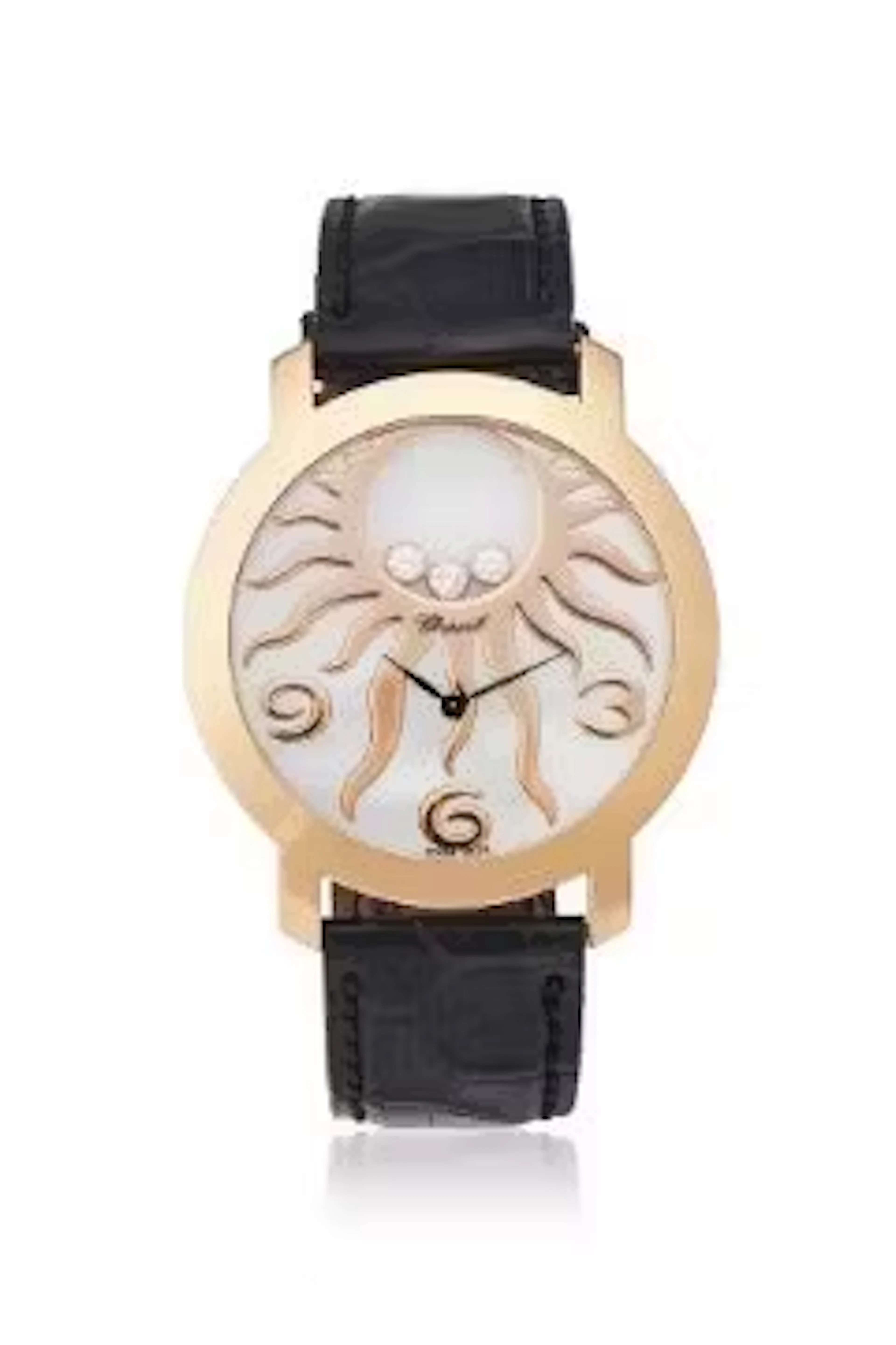 Y CHOPARD, HAPPY SUN, REF. 4176, AN 18 CARAT GOLD WRISTWATCH WITH