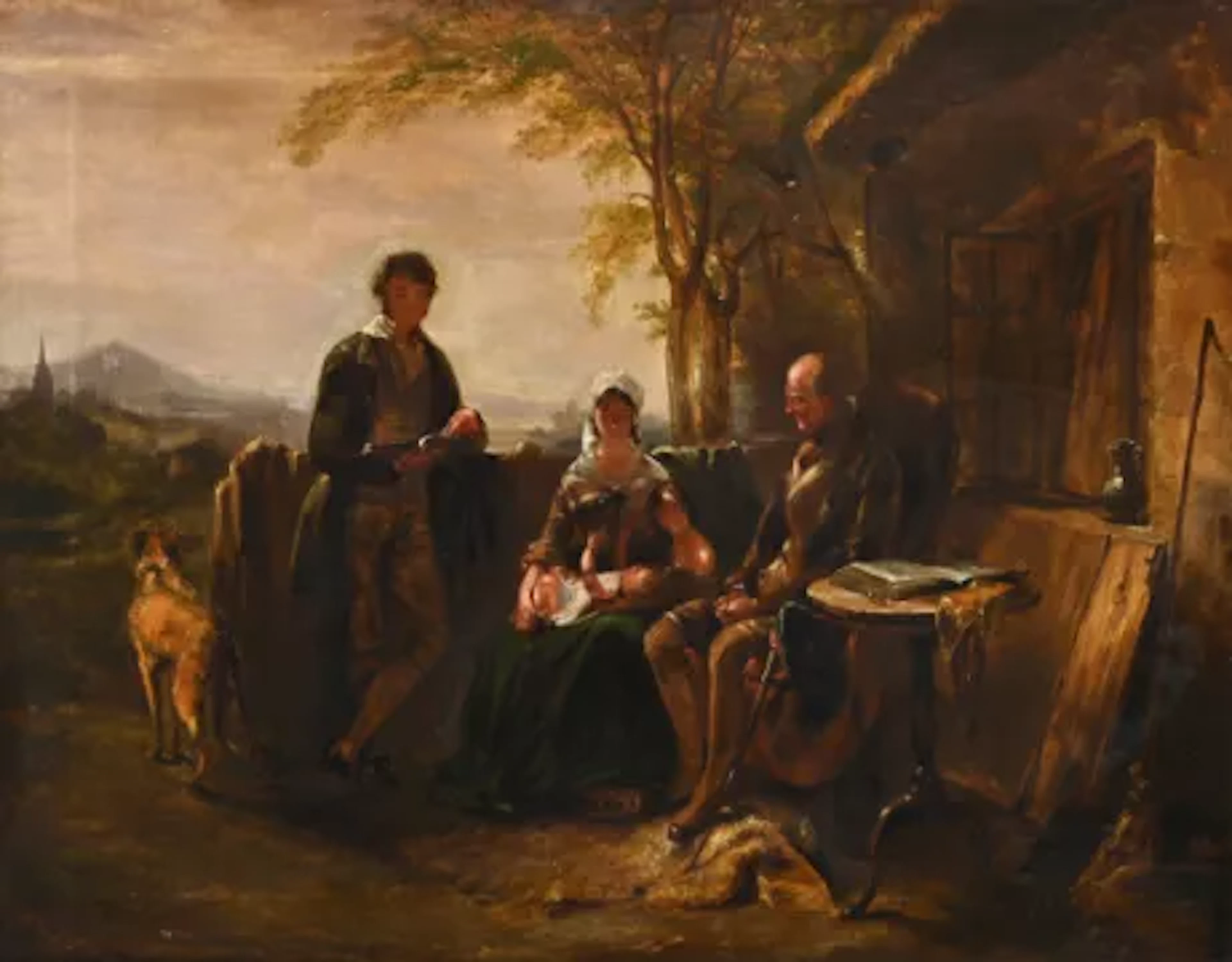 ATTRIBUTED TO ALEXANDER JOHNSTON (SCOTTISH 1815-1891), SUNDAY MORNING