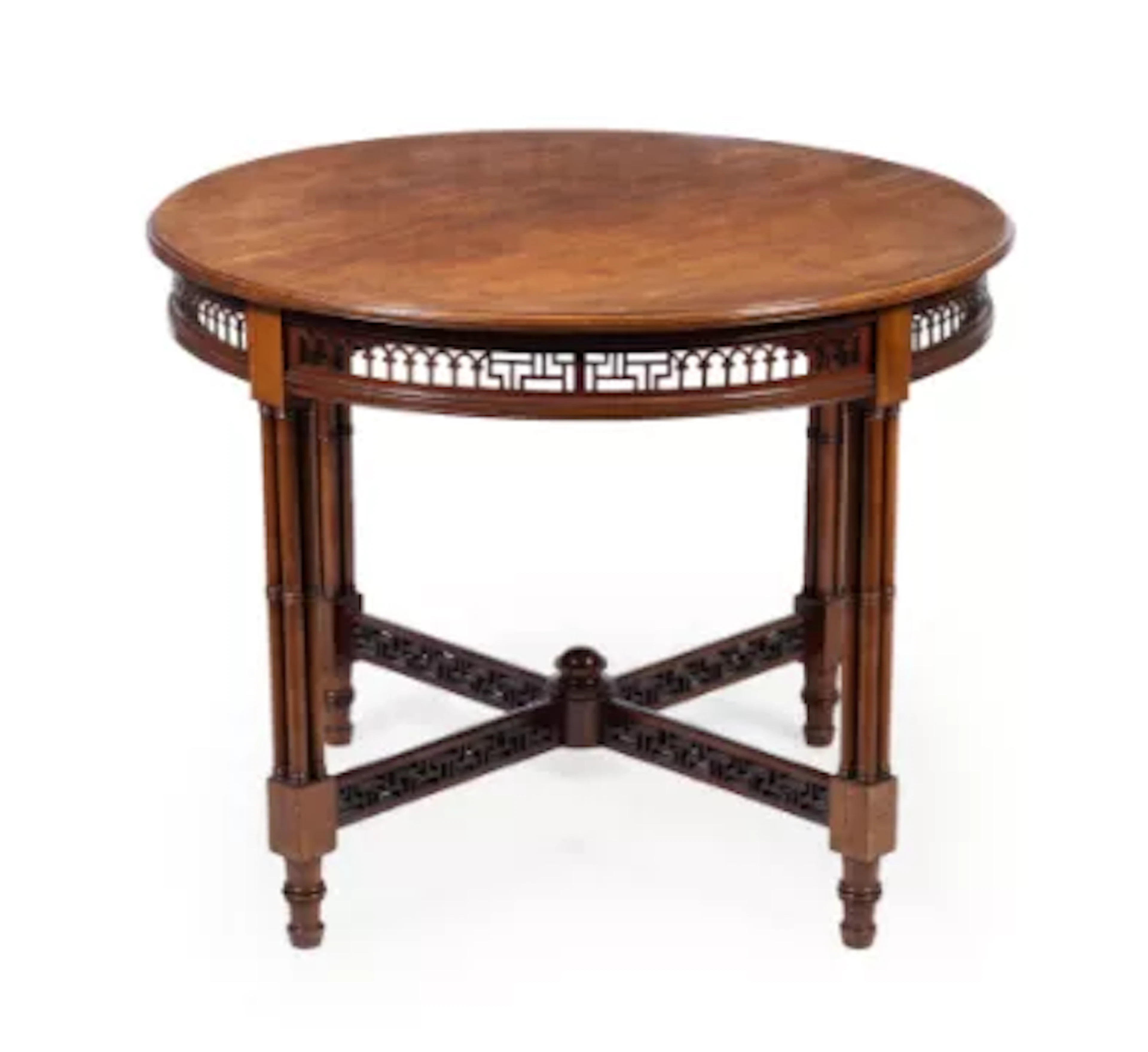 AN EDWARDIAN MAHOGANY CIRCULAR TABLE, EARLY 20TH CENTURY