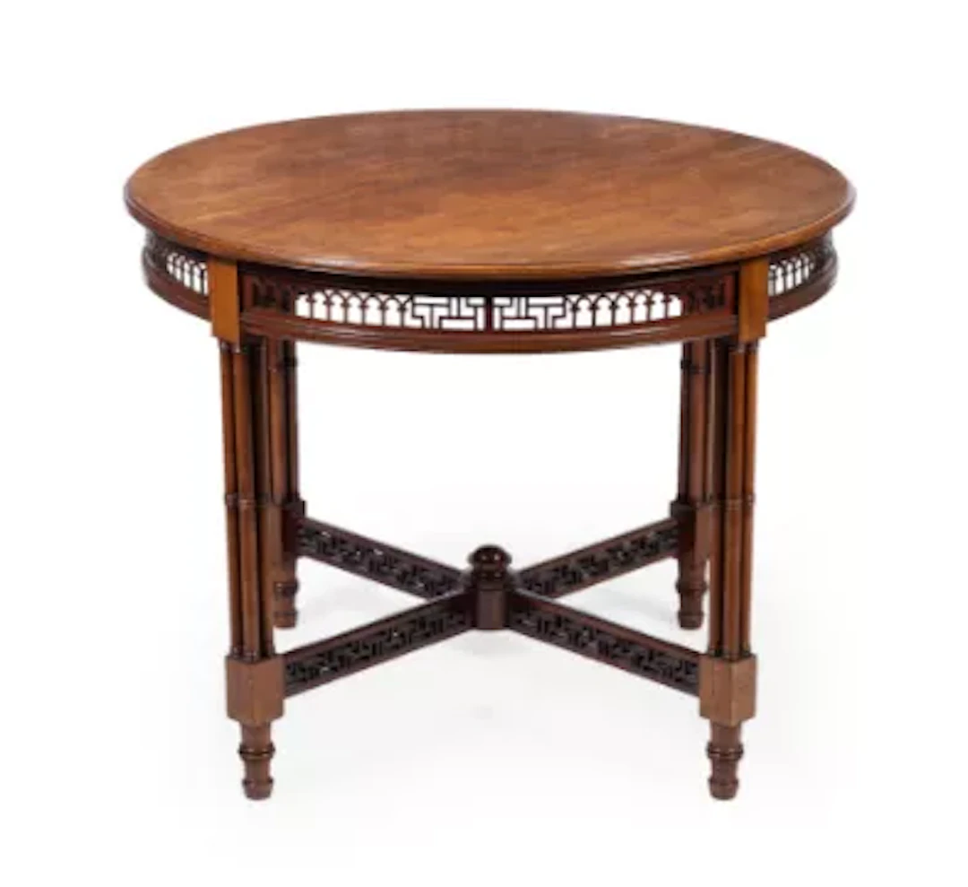 AN EDWARDIAN MAHOGANY CIRCULAR TABLE, EARLY 20TH CENTURY