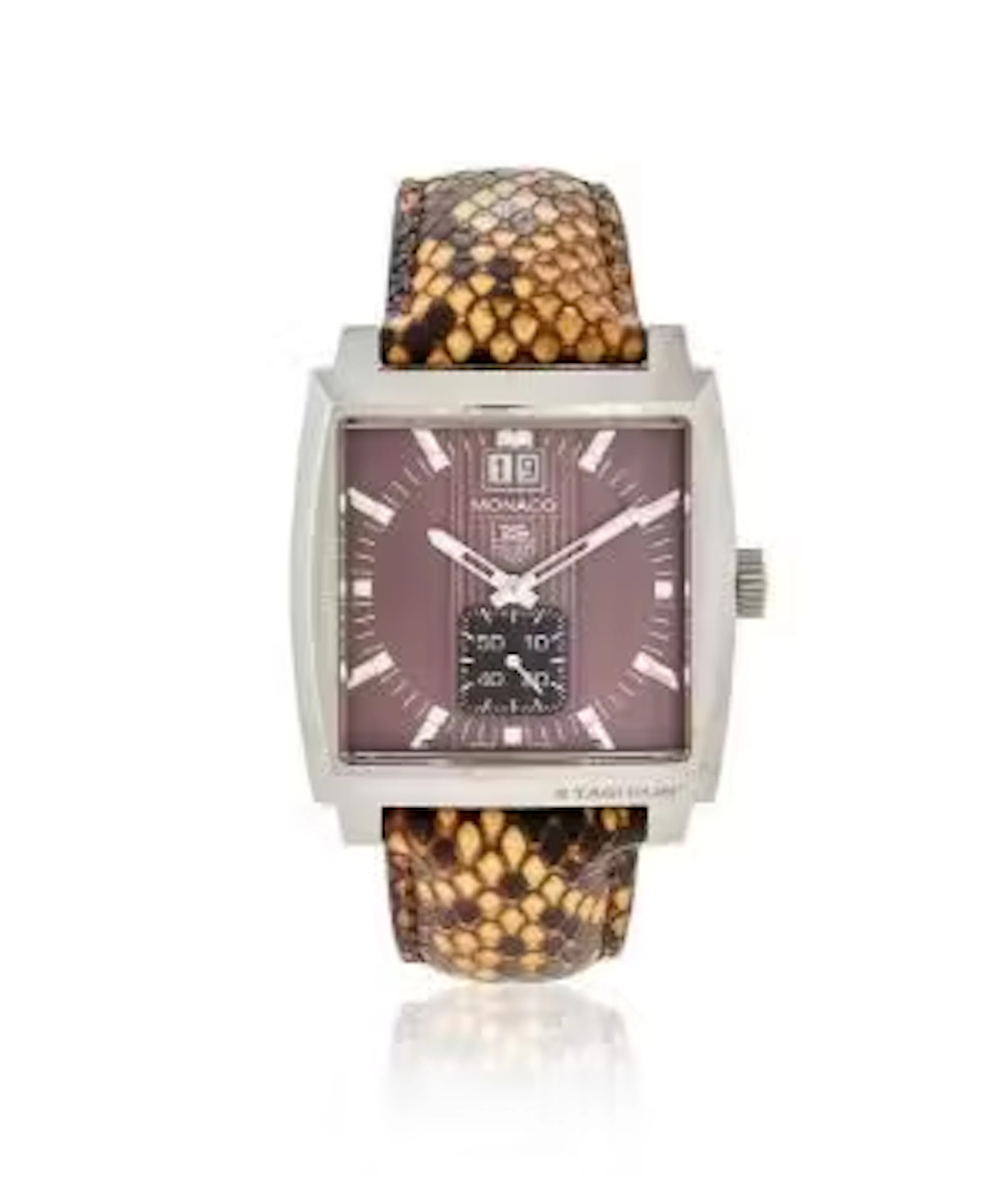 Y TAG HEUER, MONACO, REF. WAW1315, A LADY'S STAINLESS STEEL WRISTWATCH