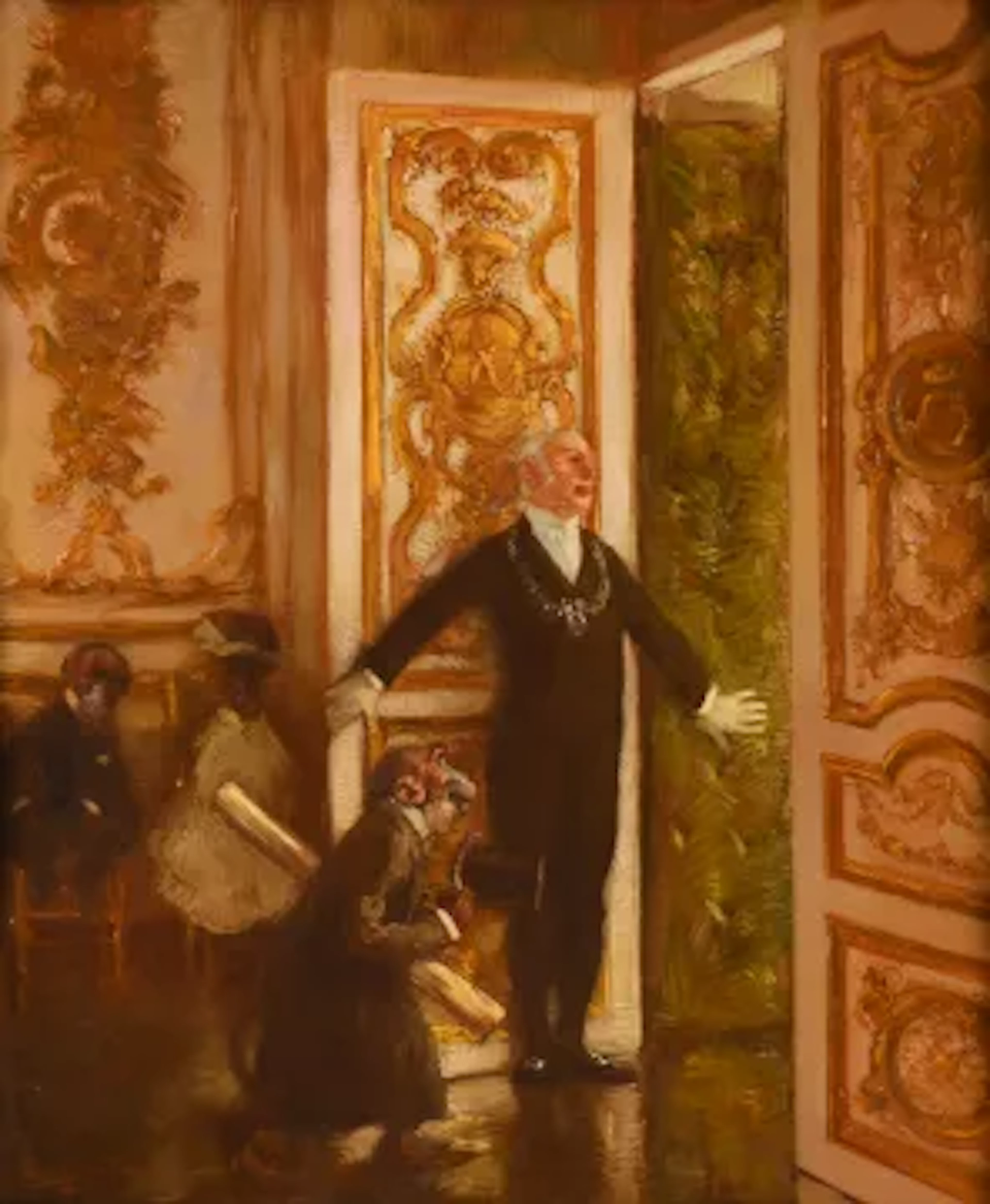 GASTON LA TOUCHE (FRENCH 1854-1913), L'AUDIENCE