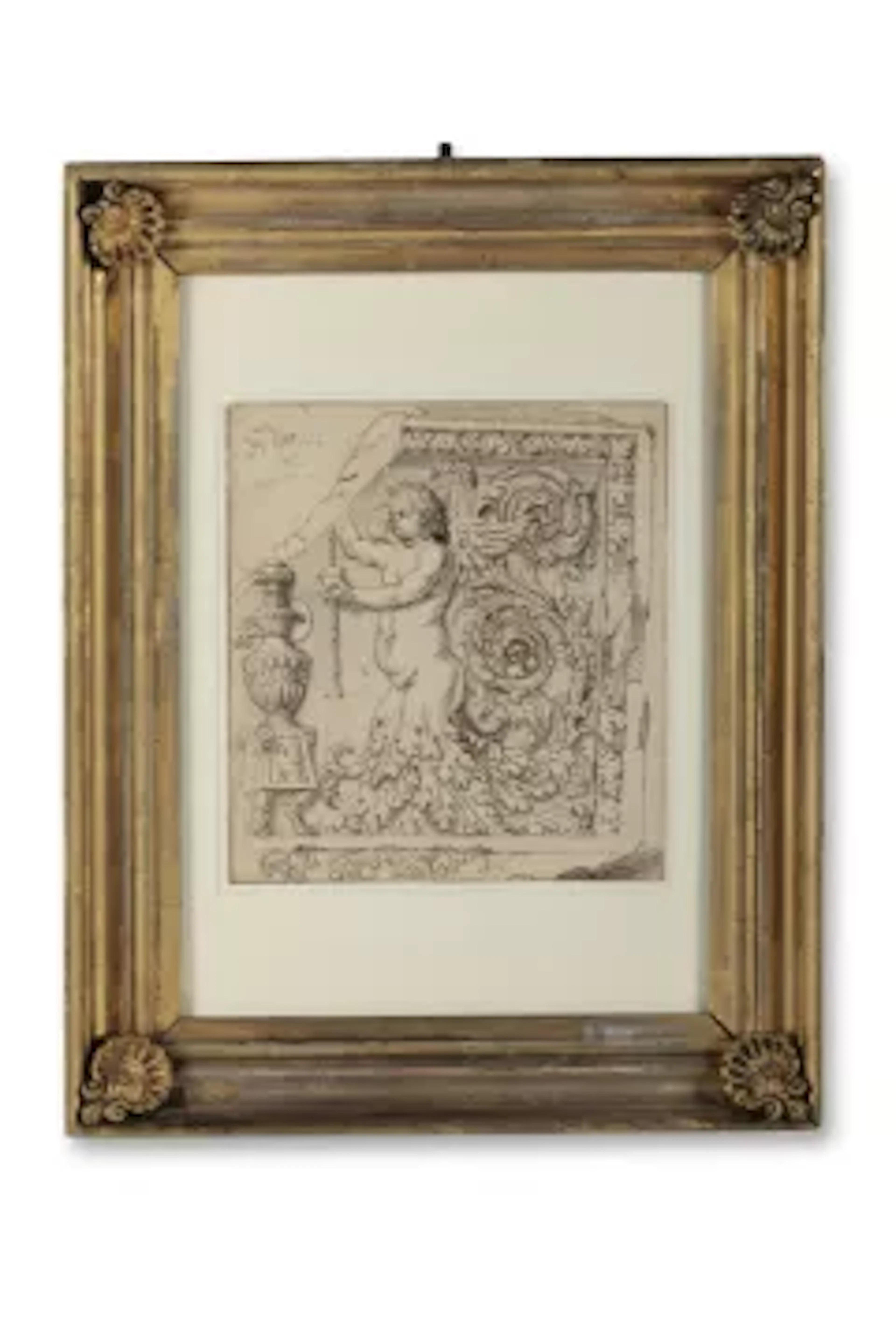 ITALIAN SCHOOL, 18TH CENTURY, DRAWING OF A ROMAN MARBLE RELIEF FROM