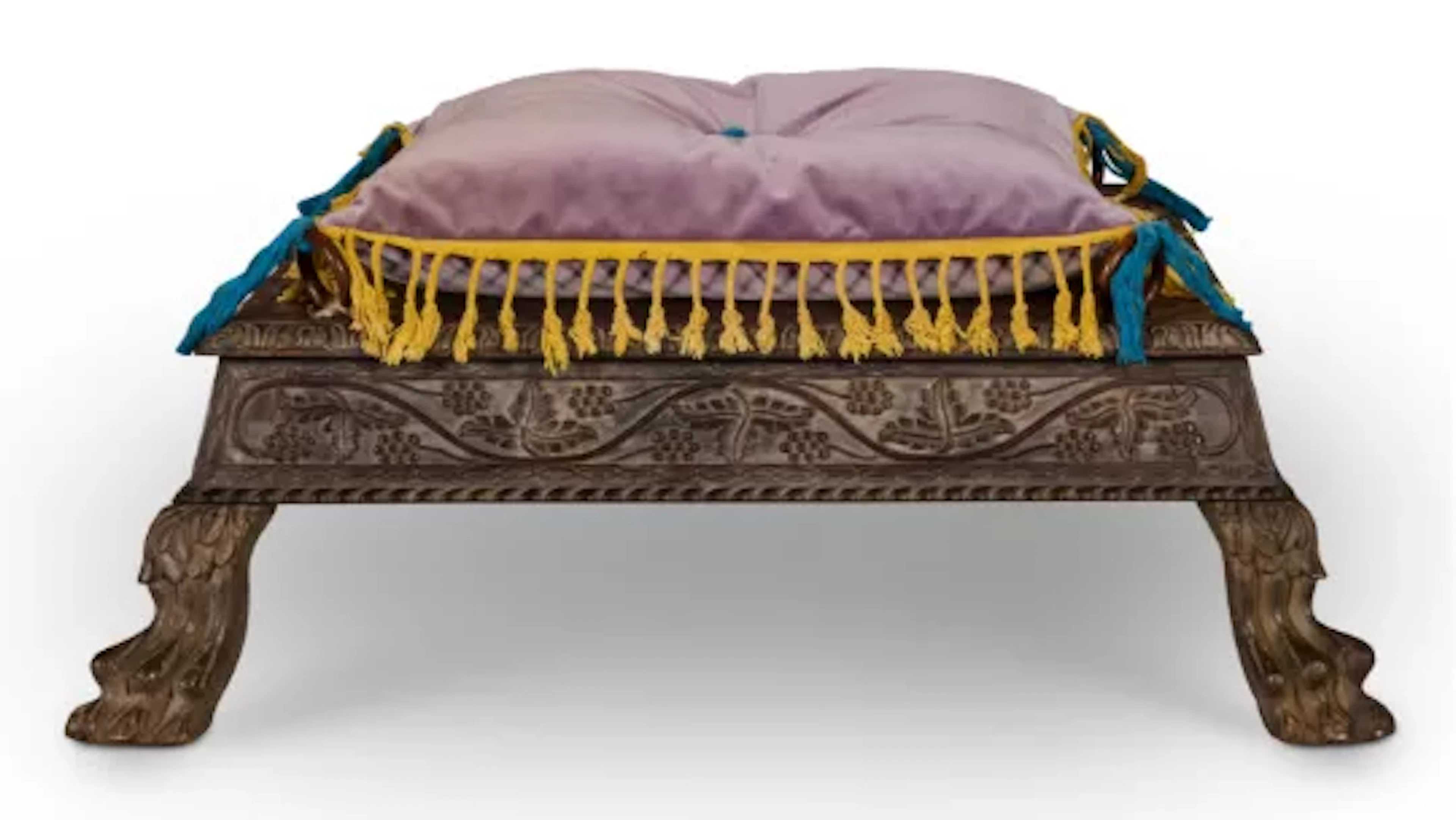 A TEAK LOW TABLE, INDO-PORTUGUESE, 19TH CENTURY