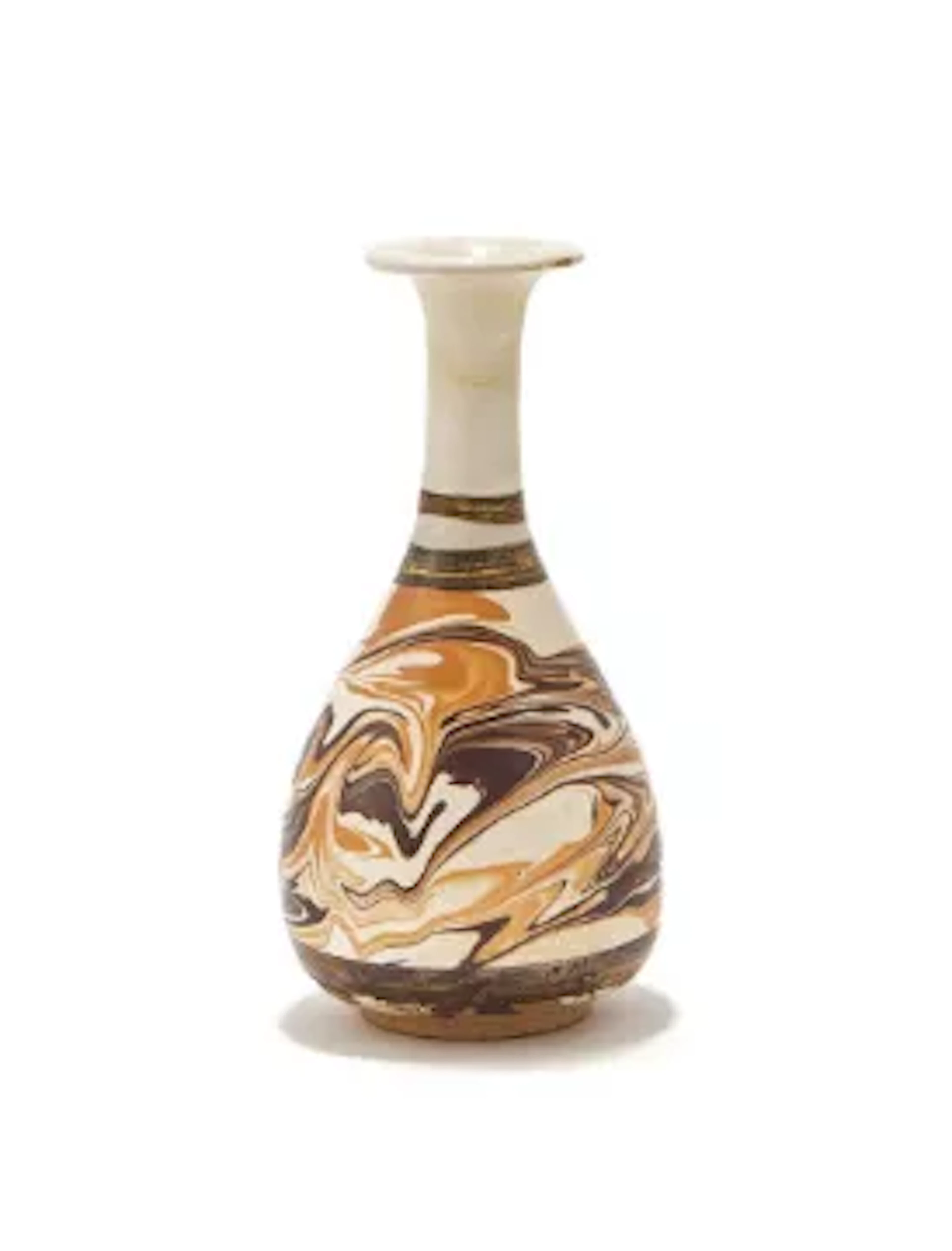 A rare Chinese Dangyangyu marble glazed vase