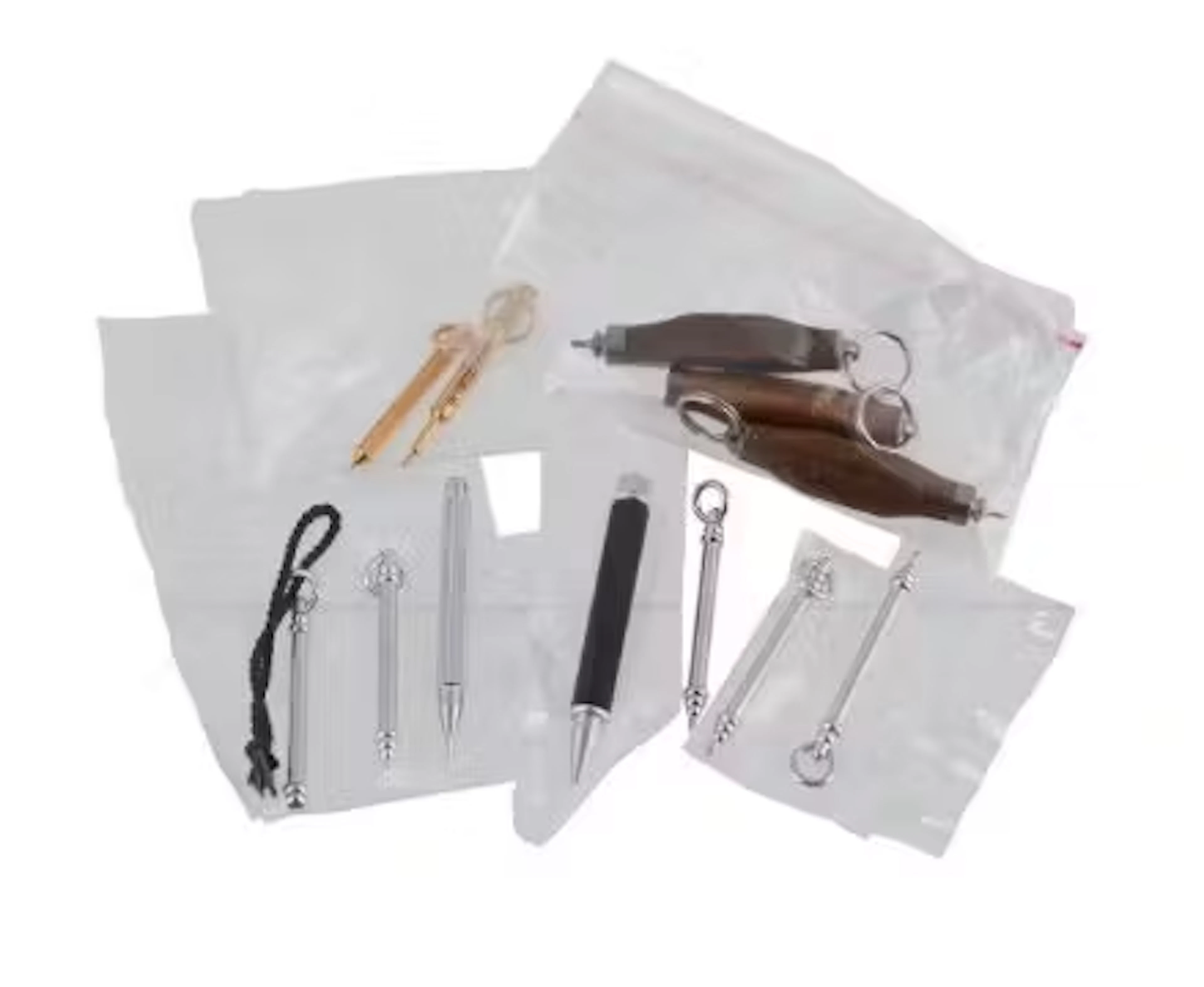A COLLECTION OF WATCH ADJUSTMENT PIN TOOLS