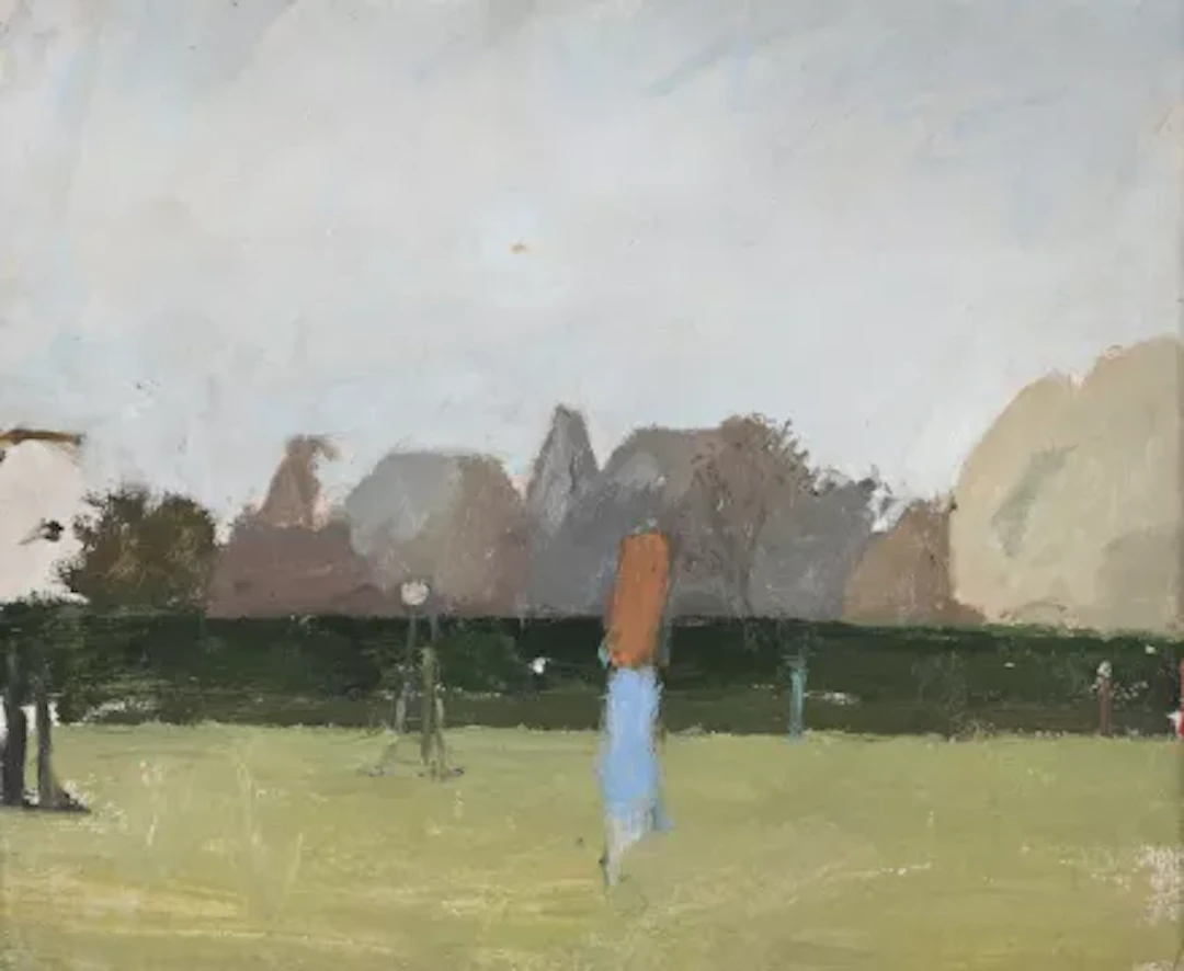 λ EUAN UGLOW (BRITISH 1932-2000), FIGURES IN A PARK