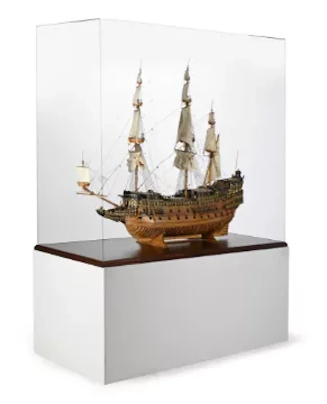 ‡ A SCALE MODEL SHIP OF 'THE SOVEREIGN OF THE SEAS', EARLY 20TH CENTURY