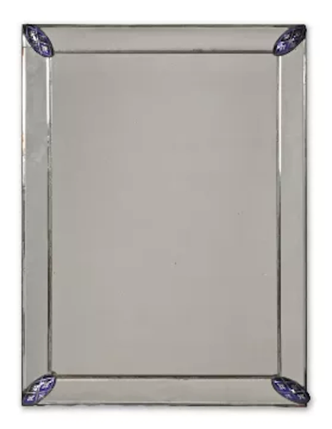 A LARGE MARGINAL GLASS MIRROR, PROBABLY ITALIAN, LATE 19TH CENTURY