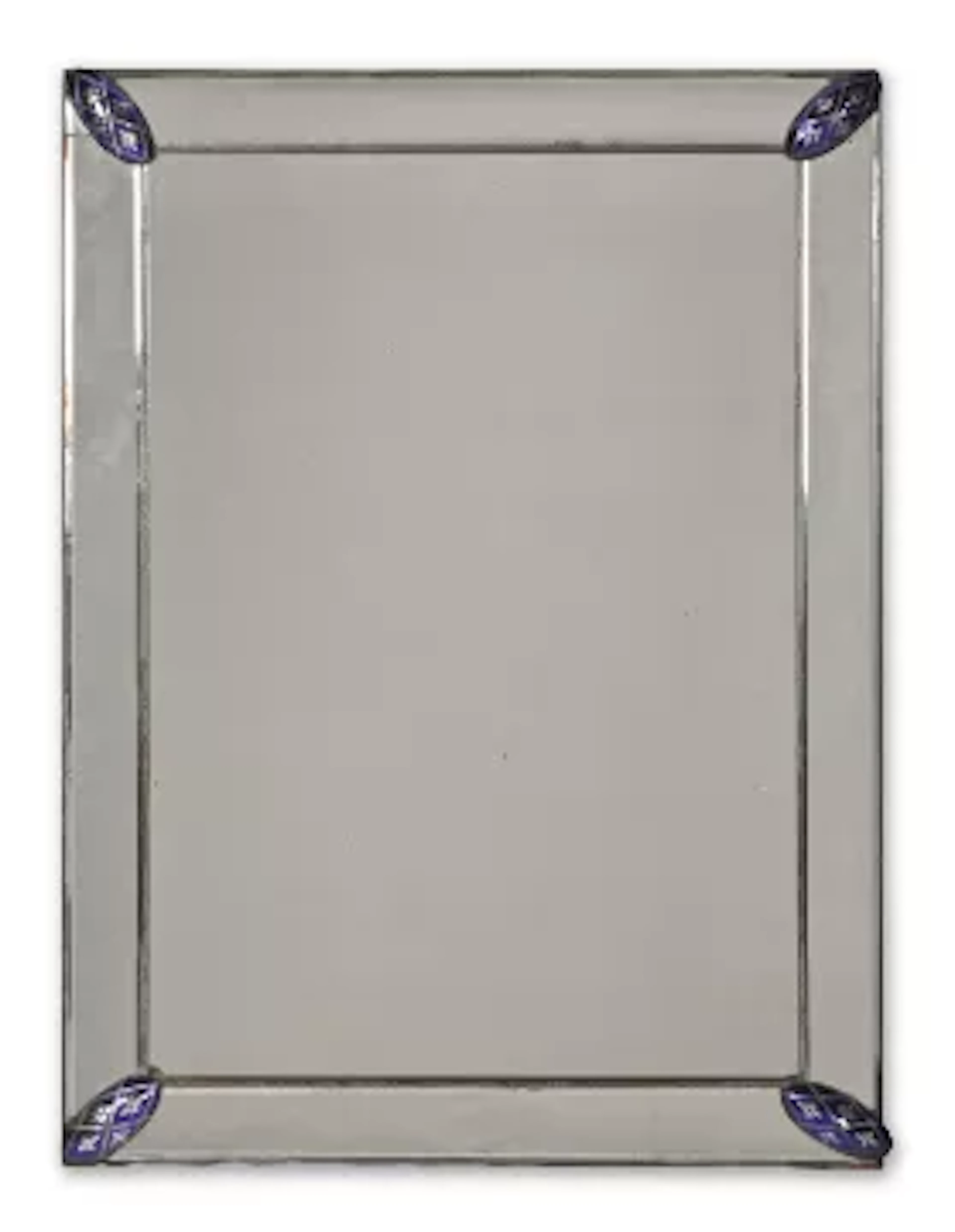 A LARGE MARGINAL GLASS MIRROR, PROBABLY ITALIAN, LATE 19TH CENTURY