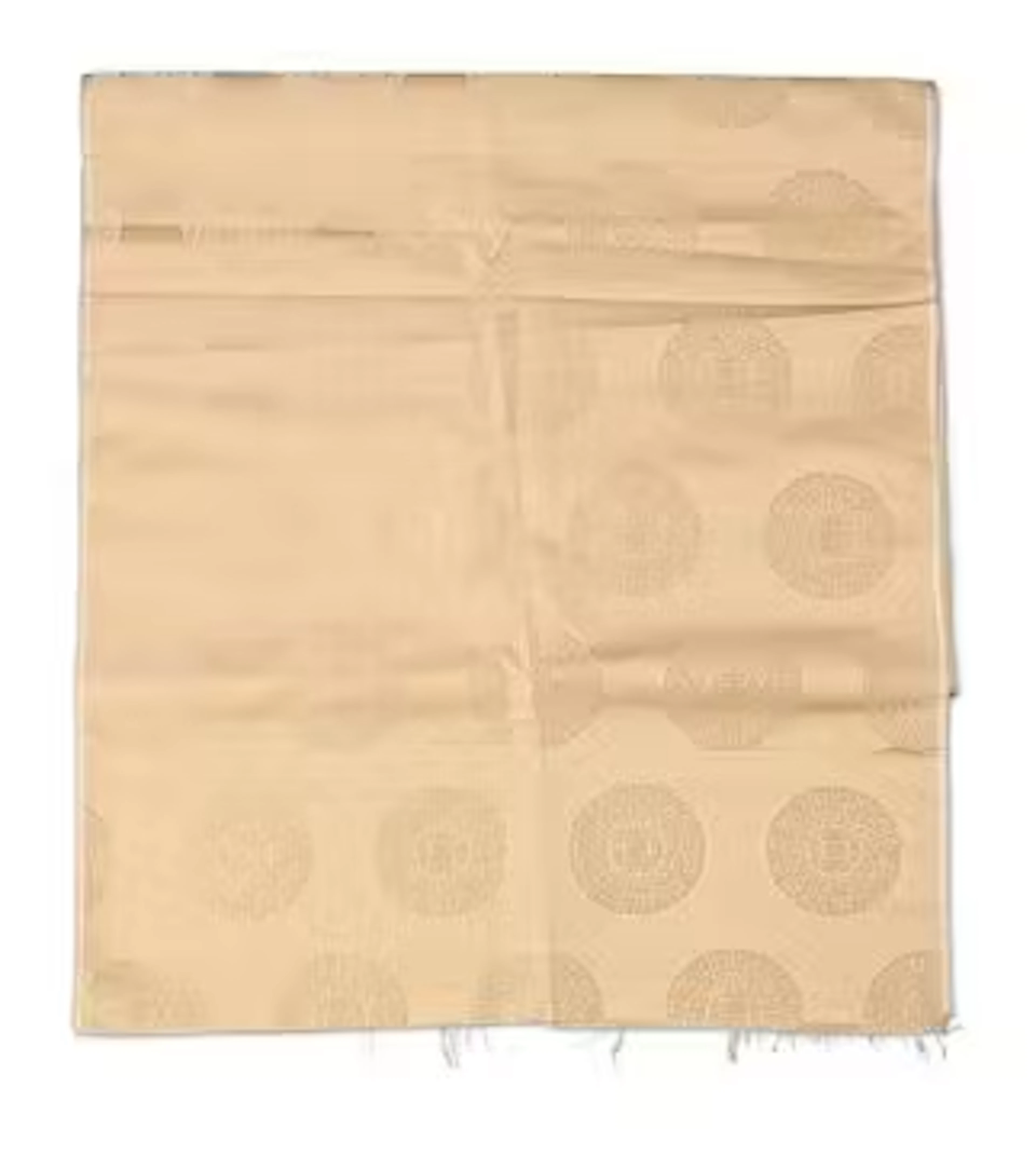 An unused bolt of Chinese silk