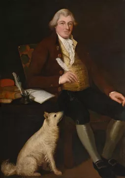 RICHARD WILSON OF BIRMINGHAM (BRITISH 1752-1807), PORTRAIT OF SEATED