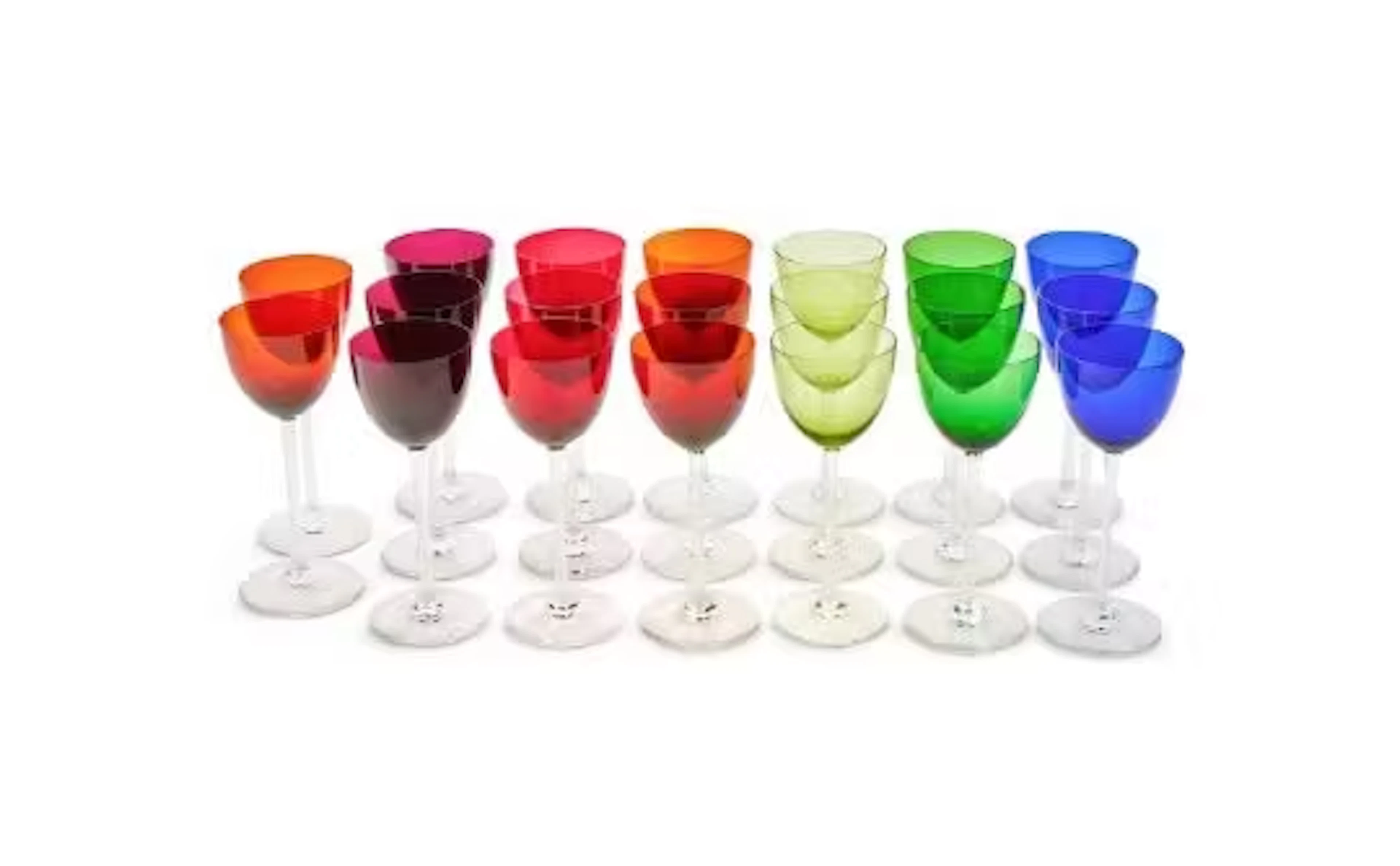 BACCARAT PERFECTION, A HARLEQUIN GROUP OF ALSACE WINE GLASSES