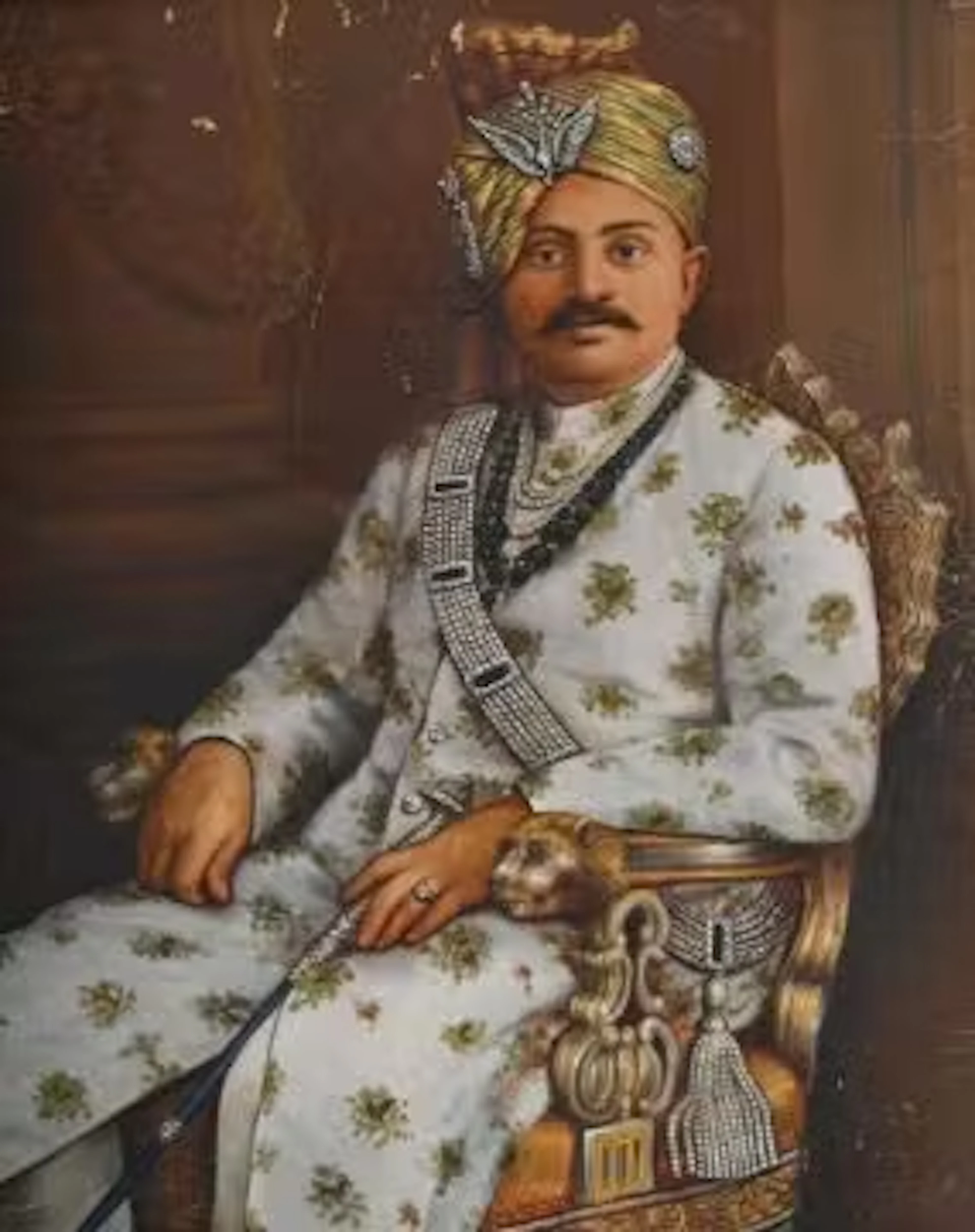 INDIAN SCHOOL (20TH CENTURY), THE CORONATION PORTRAIT OF 'RANJI'