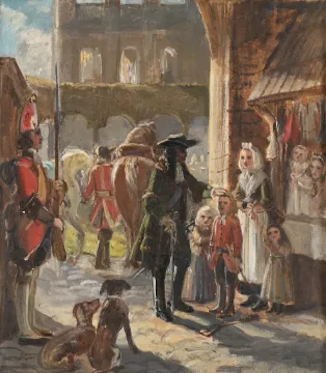 EDWARD MATTHEW WARD (BRITISH 1816-1879), STUDY FOR WILLIAM III AT WINDSOR