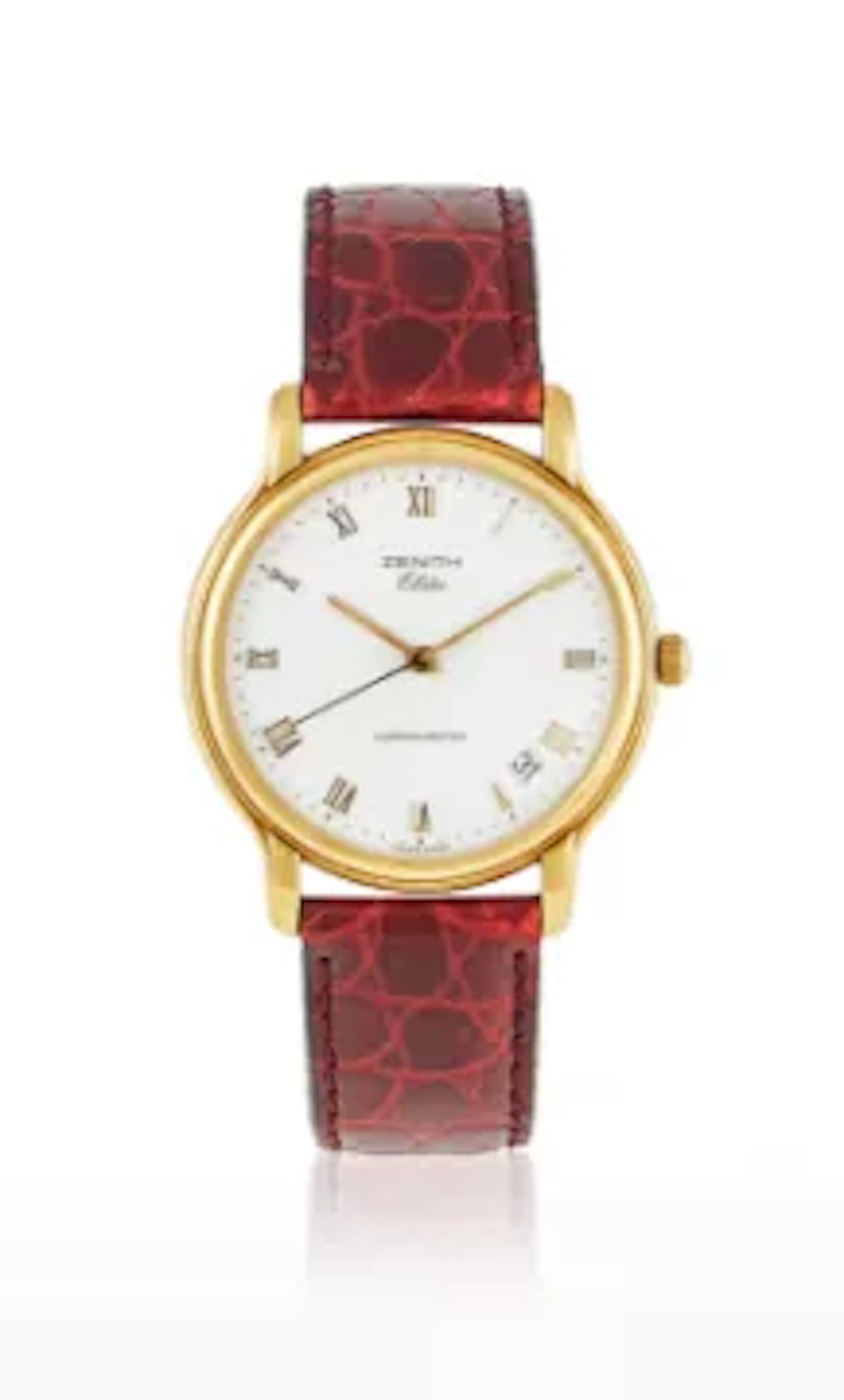 Y ZENITH, ELITE CHRONOMETRE, REF. 0240 670, A LIMITED EDITION 18 CARAT