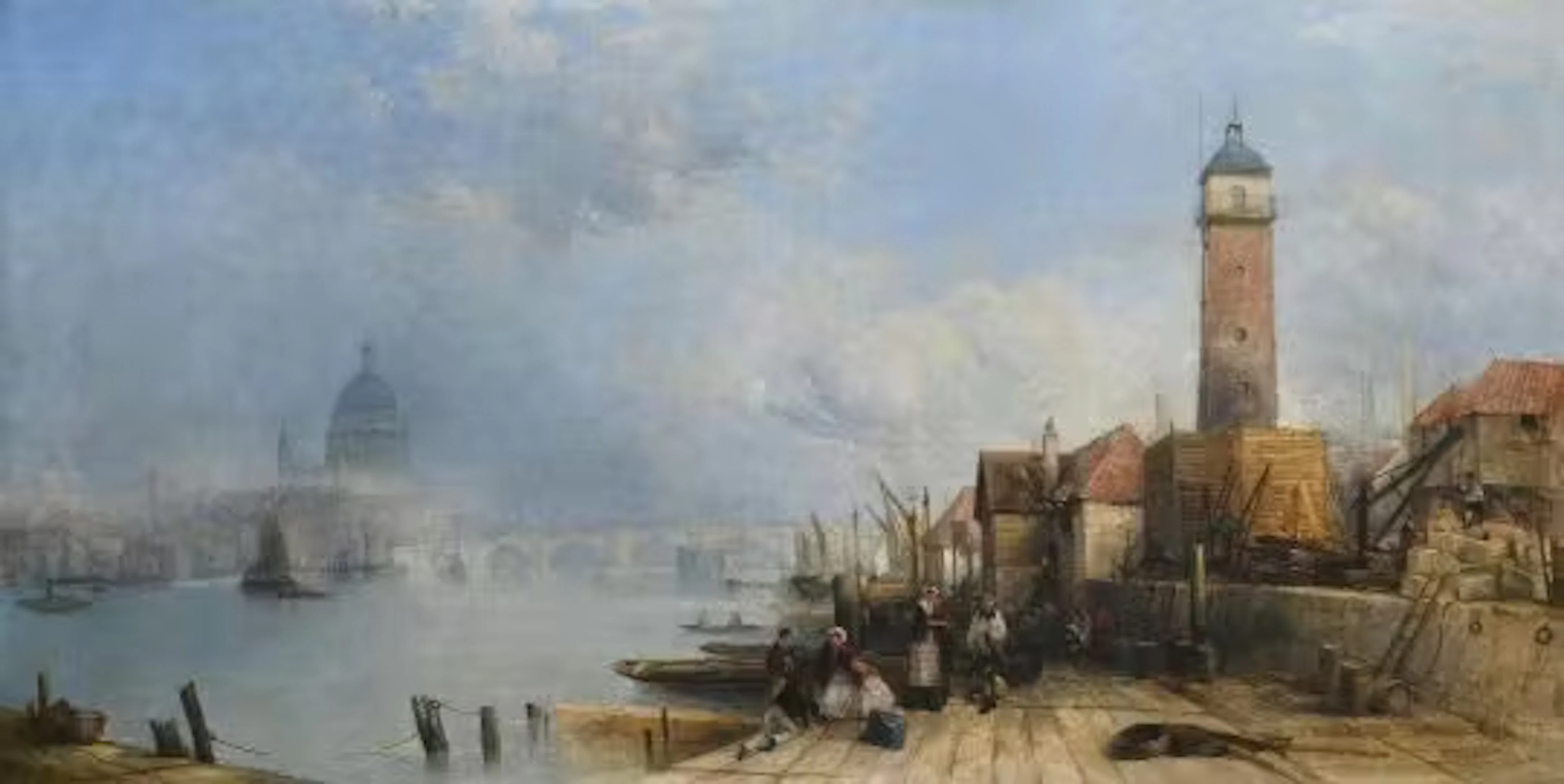 THOMAS CRESWICK (BRITISH 1811 - 1869), BLACKFRIARS BRIDGE