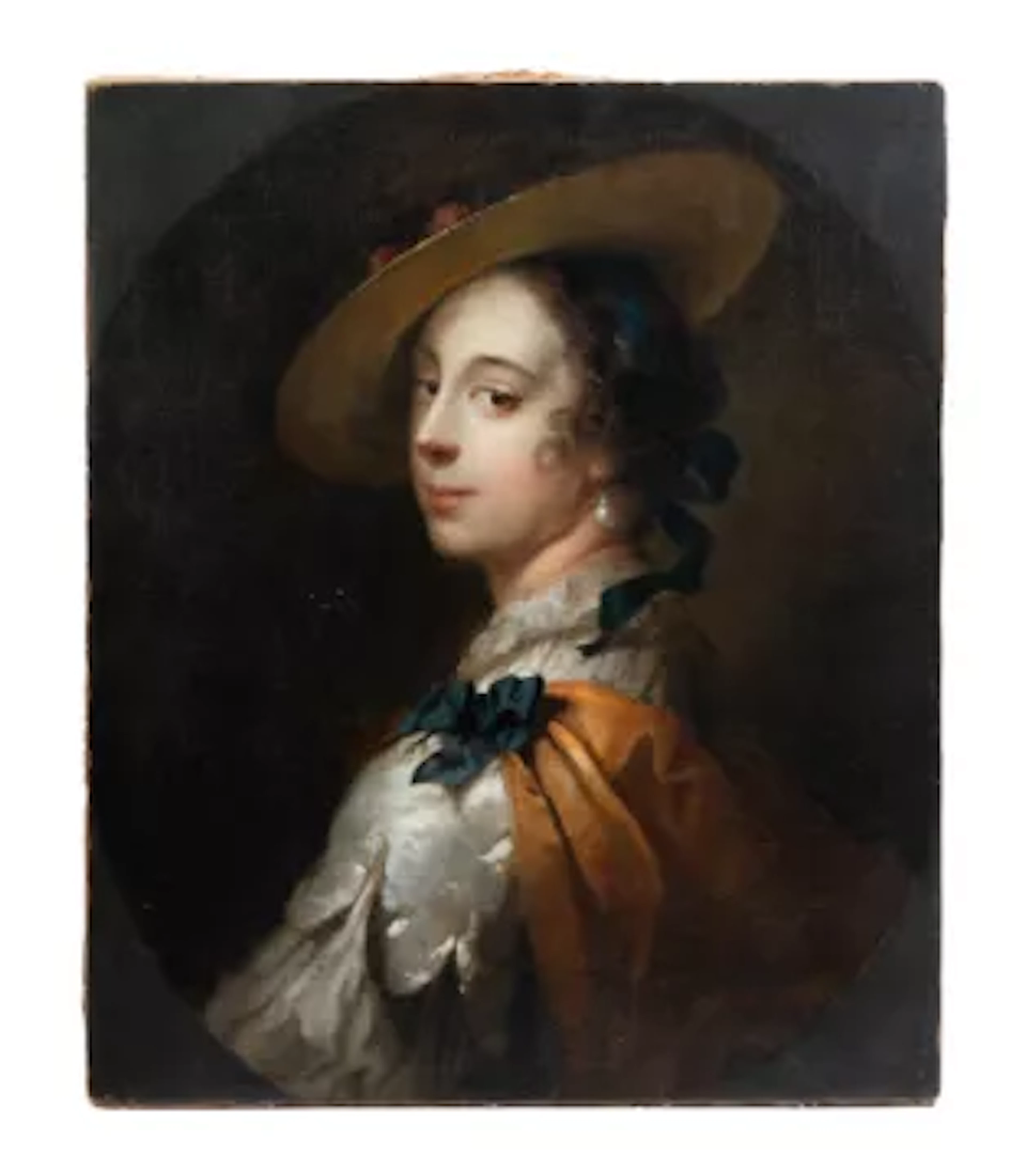 ATTRIBUTED TO FRANZ VAN DER MIJN (DUTCH 1719-1785), PORTRAIT OF A LADY