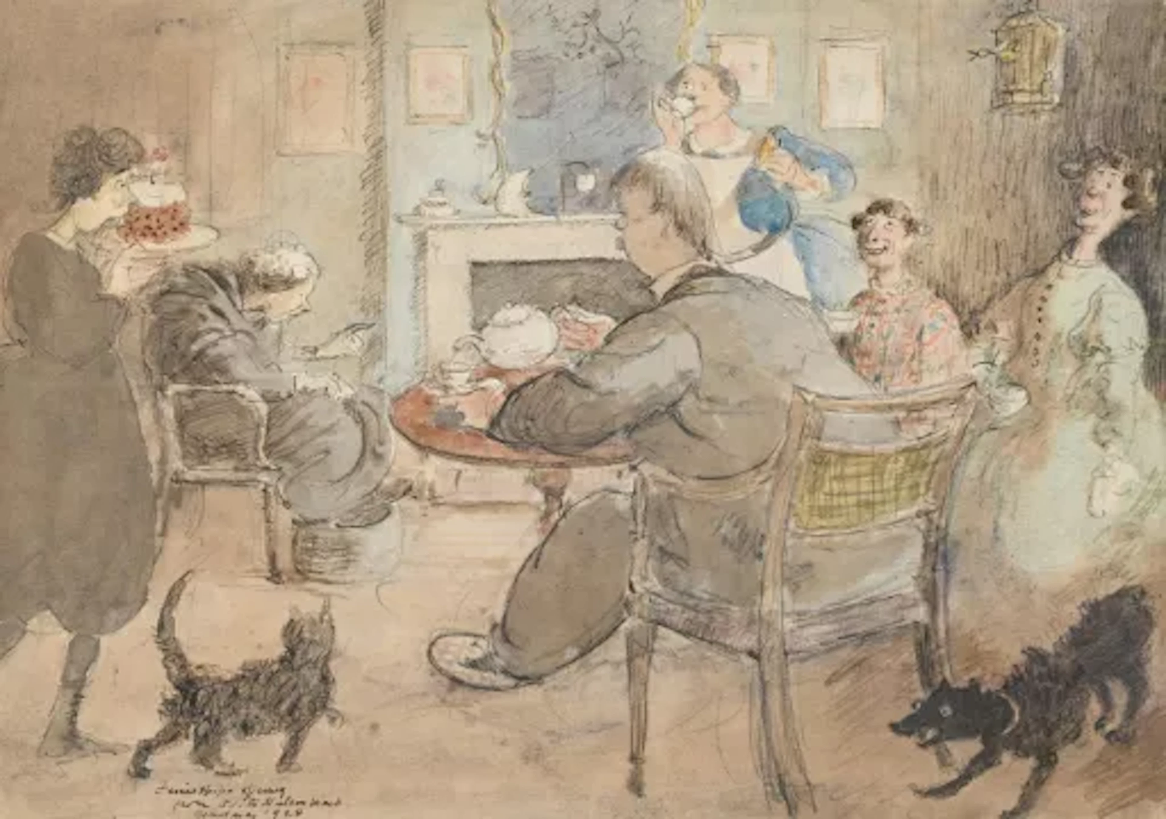 HENRY TONKS (BRITISH 1862-1937), FRIENDSHIP: WILSON STEER AND FRIENDS