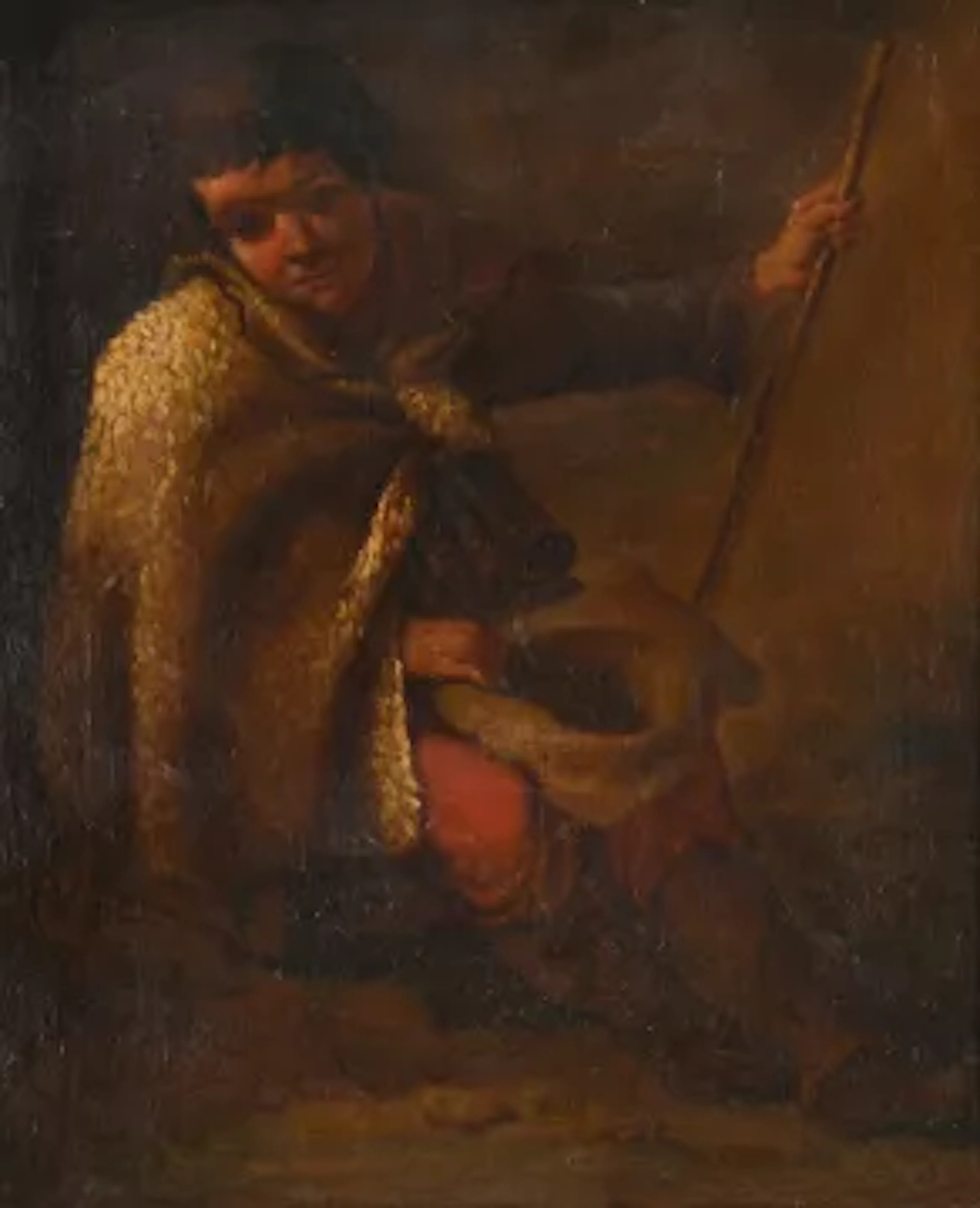 CIRCLE OF FRANCESCO LONDONIO (ITALIAN 1723-1783), PORTRAIT OF A YOUNG SHEPHERD