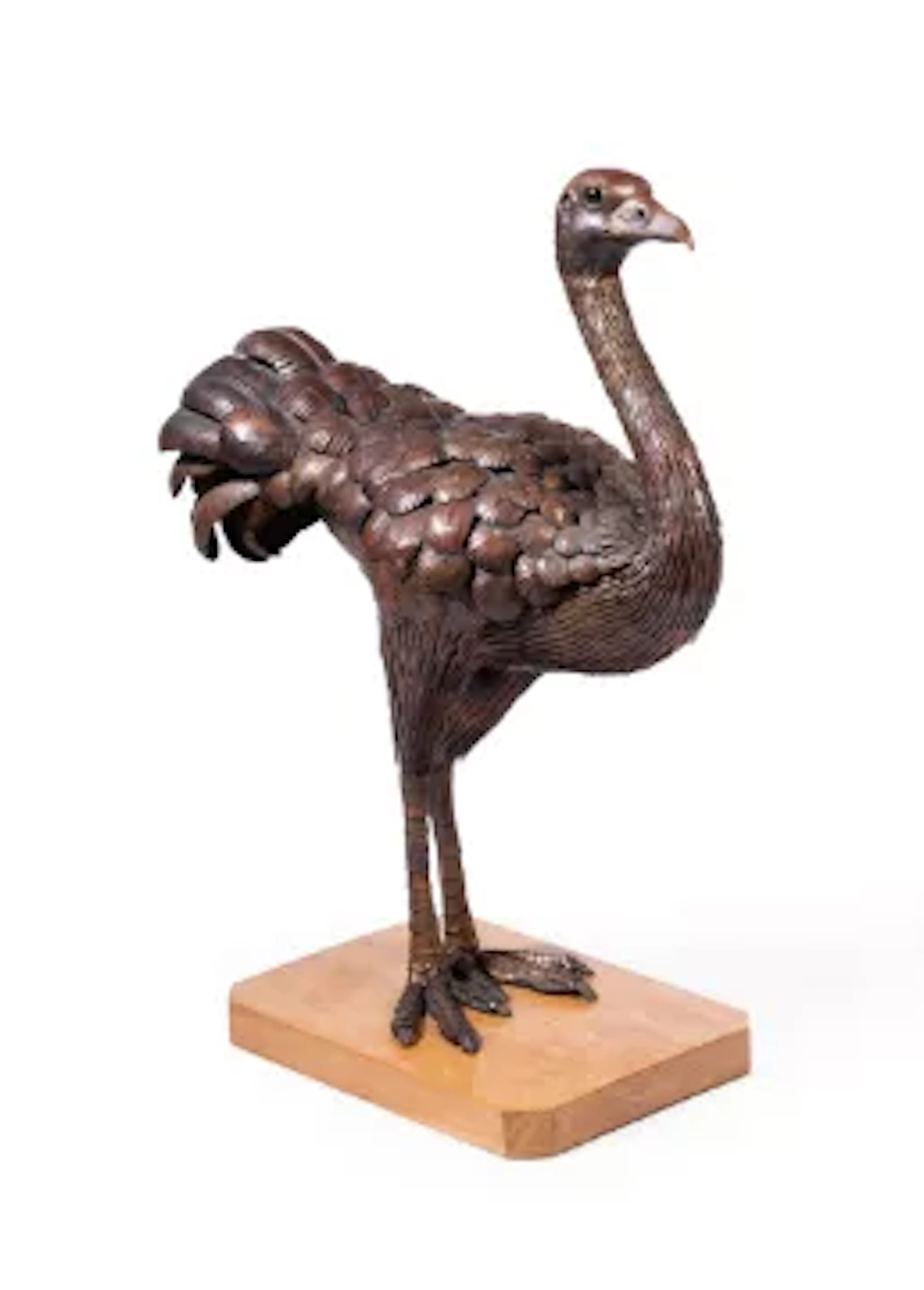 λ SUE WHITE-OAKES (BRITISH 20TH/21ST CENTURY), OSTRICH AFTER GESSNER