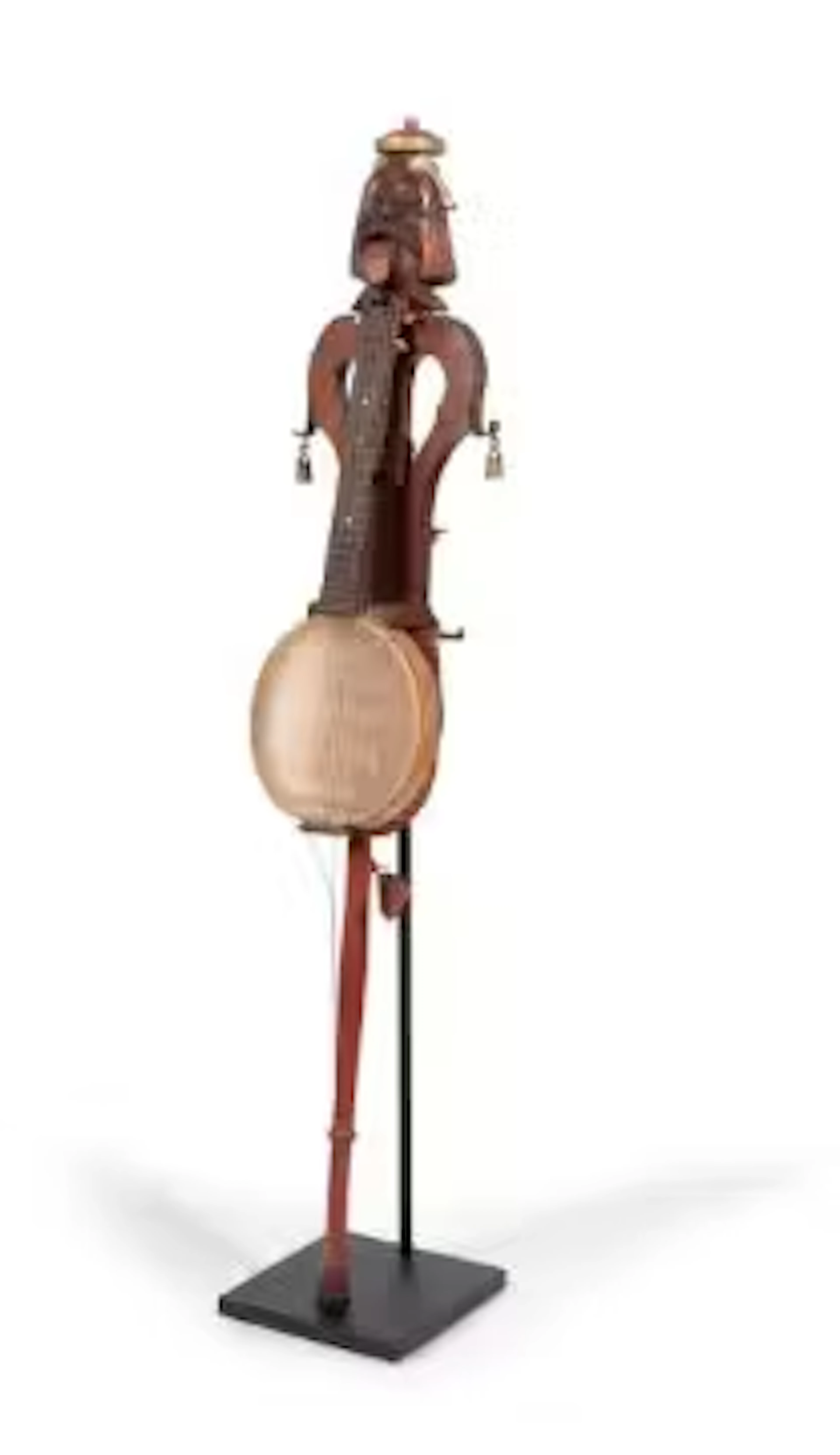 A STREET ENTERTAINER'S COMPOSITE MUSICAL INSTRUMENT, PROBABLY EASTERN EUROPE