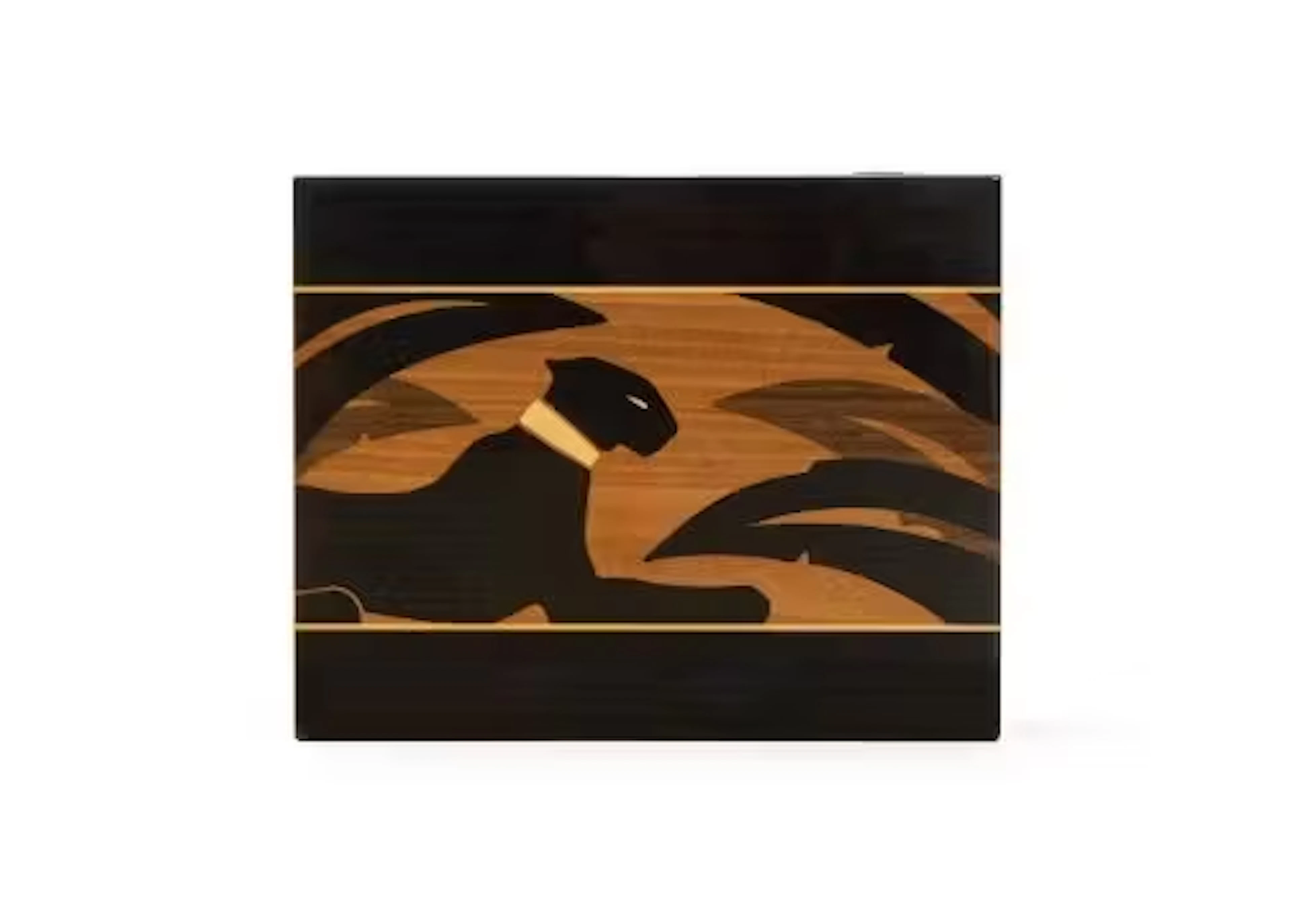 CARTIER, A BLACK LACQUERED JEWELLERY BOX