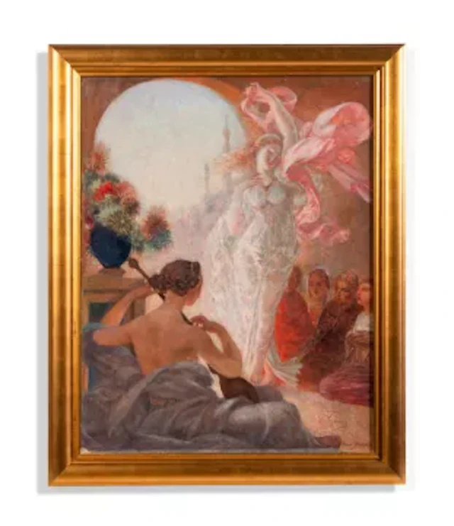 ÉMILE JEAN MARIE BRUNET (FRENCH 1869-1943), THE DANCING MAIDEN