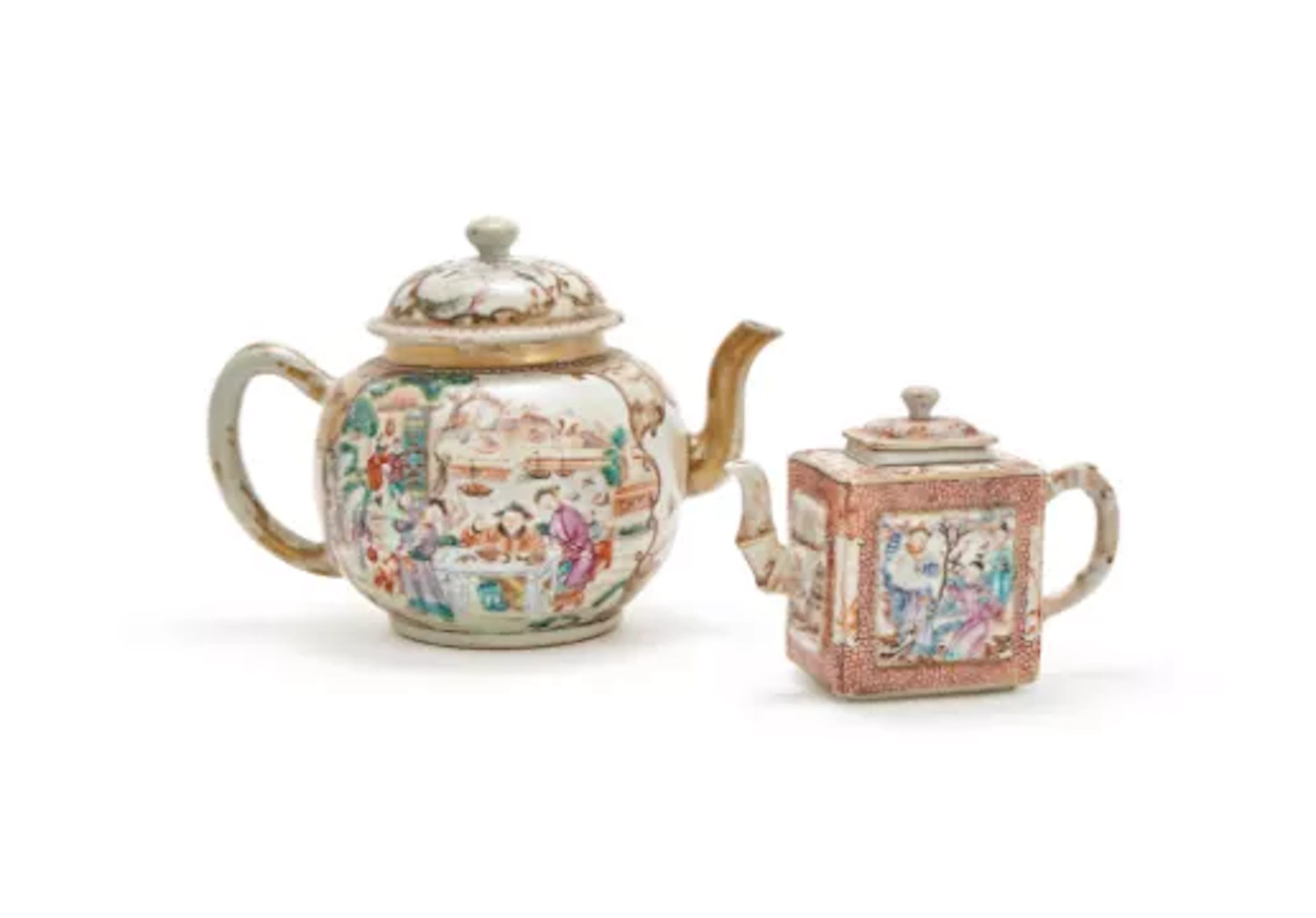 A Chinese export teapot, 18th century