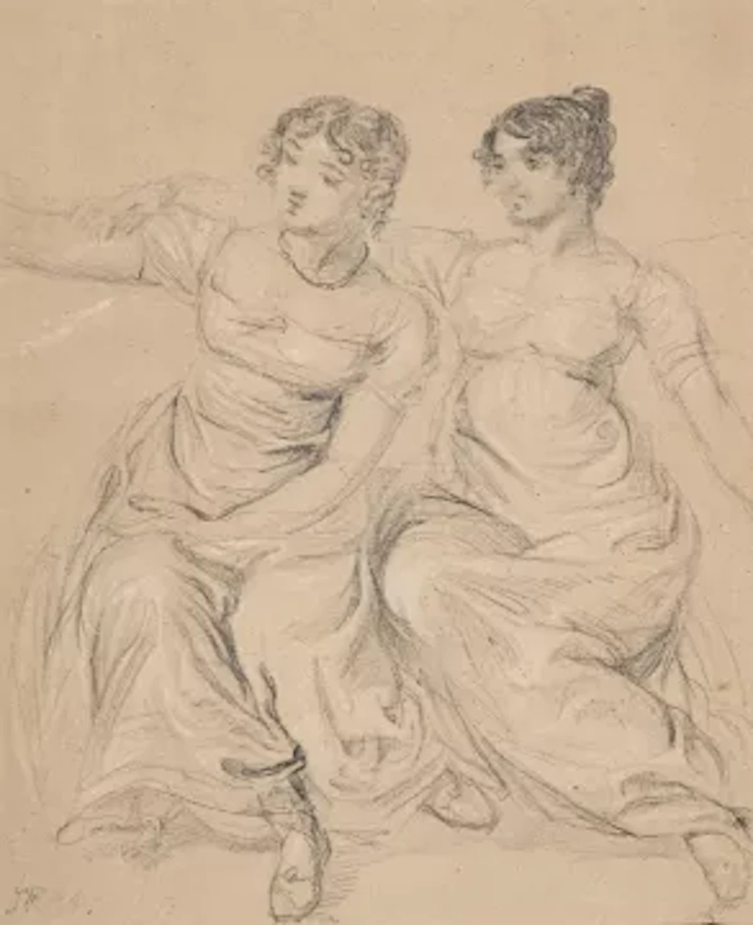 JAMES WARD, R.A. (BRITISH 1769-1859), STUDY FOR LORD CHESTERFIELD'S DAUGHTERS