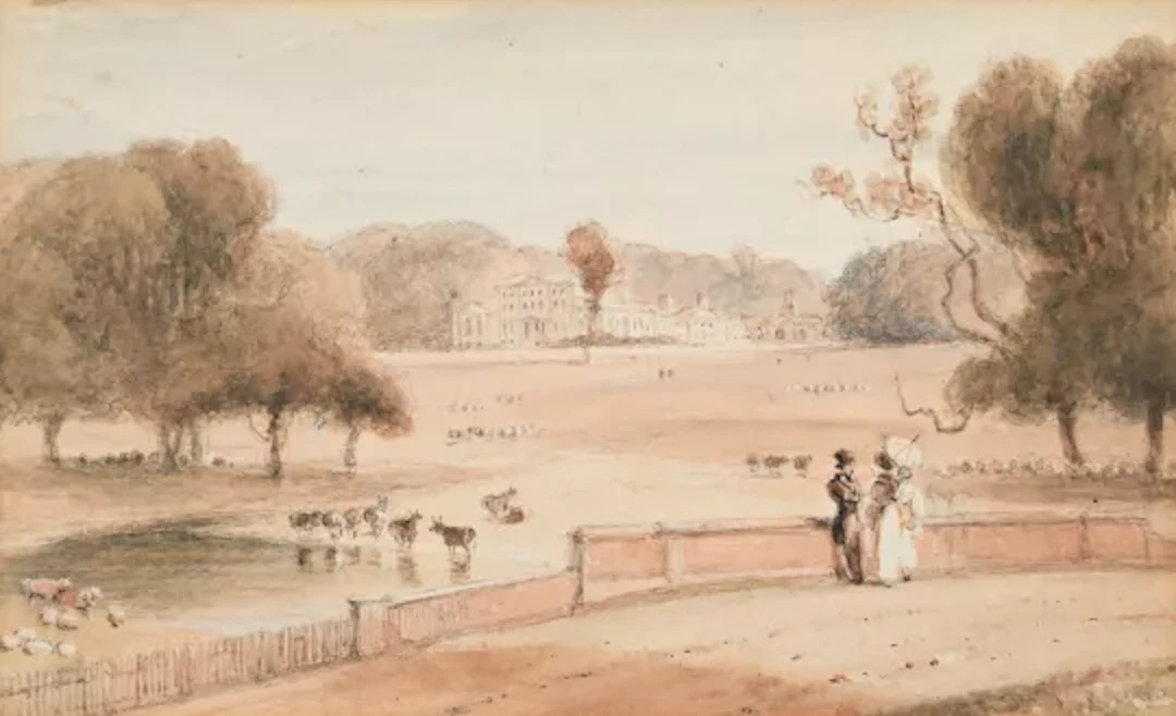 WILLIAM DANIELL, R.A. (BRITISH 1769-1837), MISTLEY HALL, THE SEAT