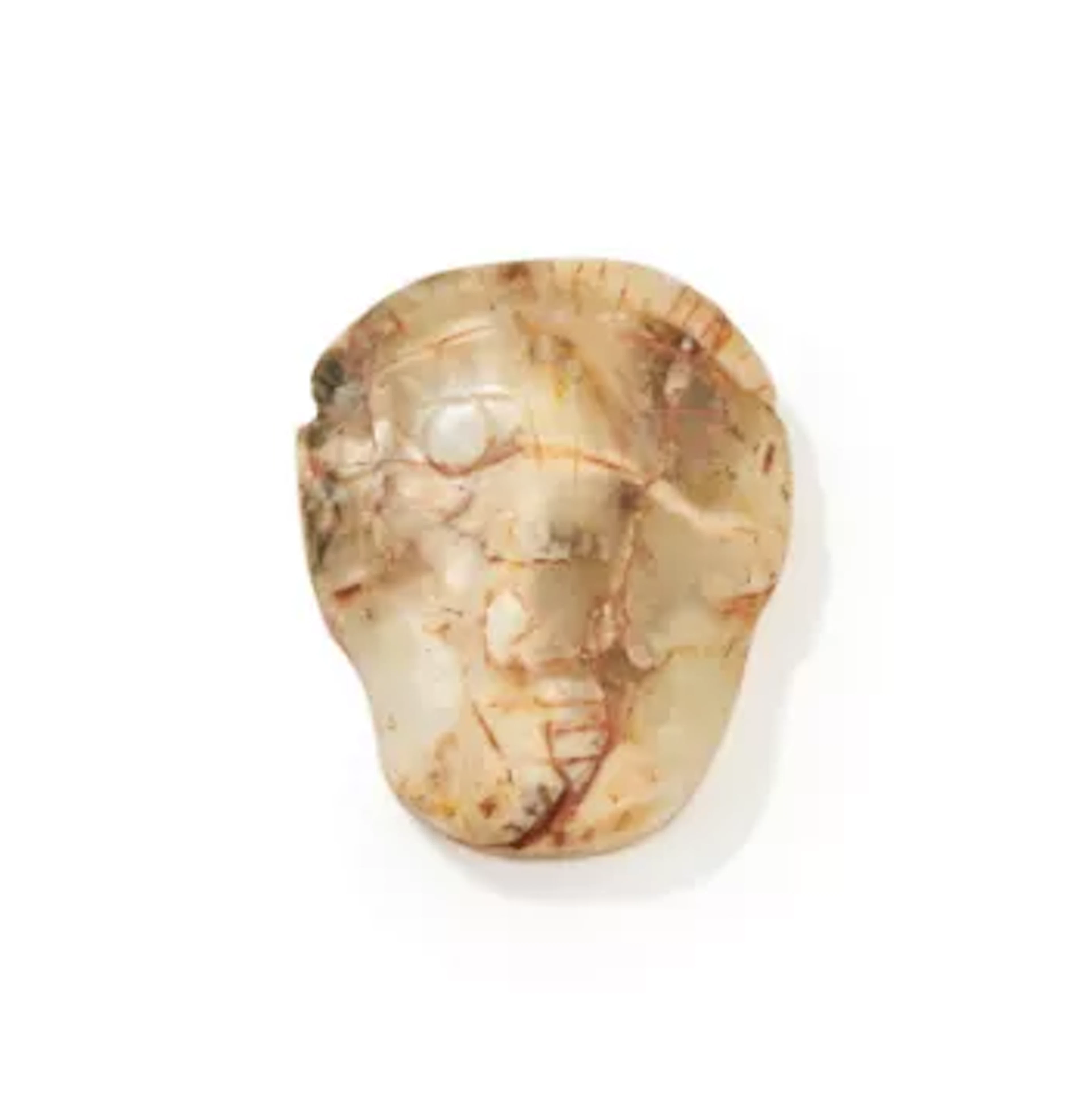 A Chinese jade pendant, Shang Dynasty (1600BC - 1046BC)