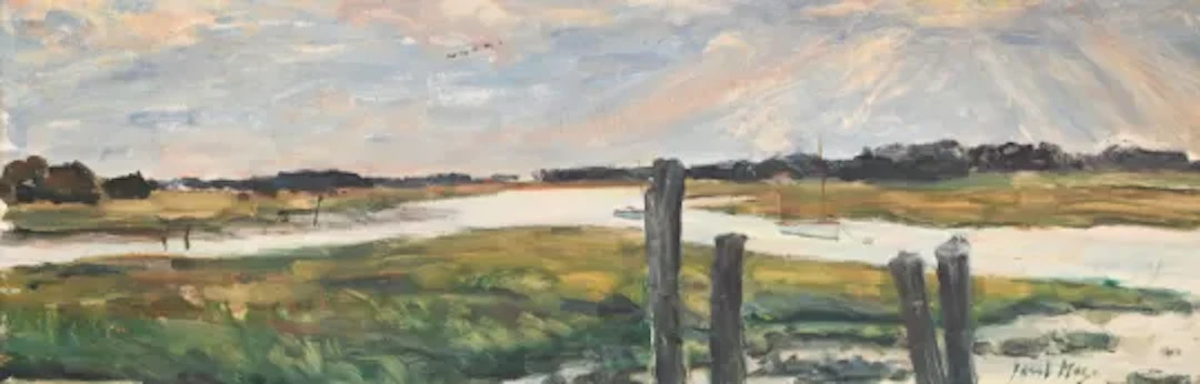 λ PAUL LUCIEN MAZE (FRENCH/BRITISH 1887-1979), AN ESTUARY, HAMPSHIRE