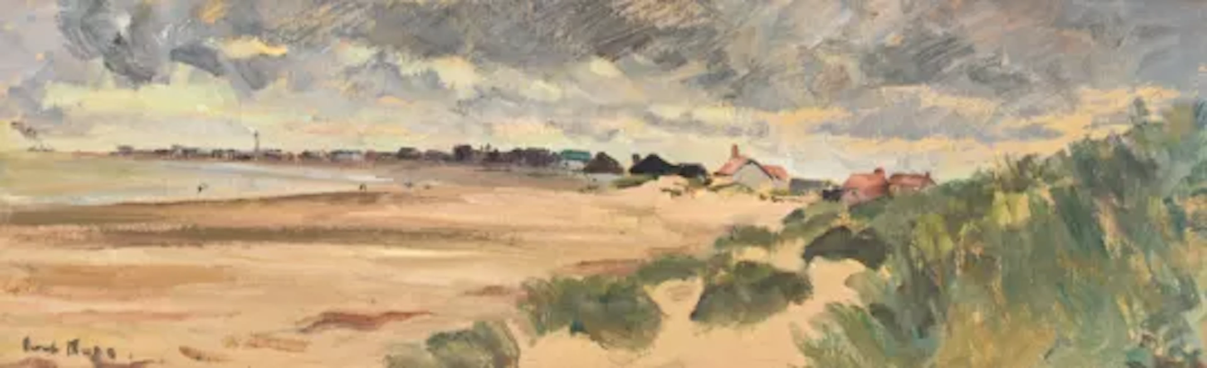 λ PAUL LUCIEN MAZE (FRENCH/BRITISH 1887-1979), BEACH SCENE WITH DUNES