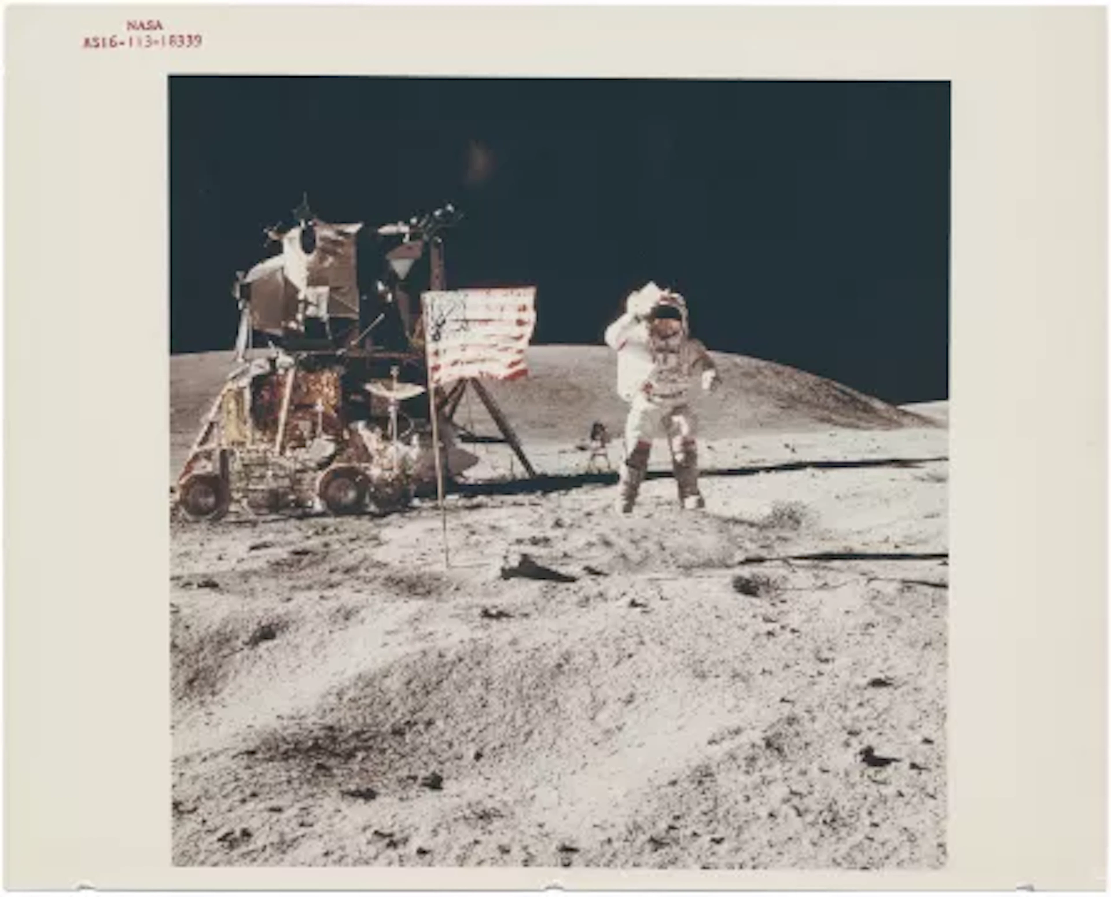 [Apollo 16] JOHN YOUNG'S "JUMPING SALUTE"